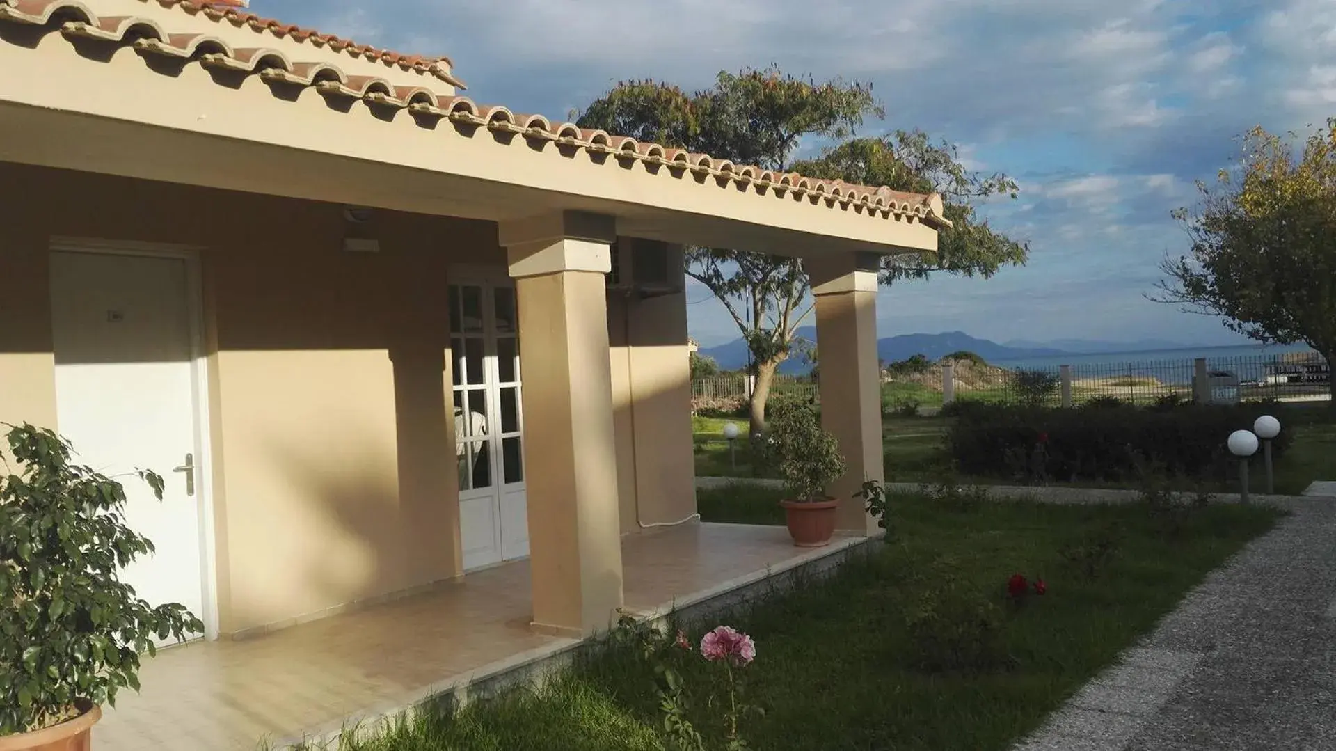 Sea view in Mediterranean Blue Sea view in Mediterranean Blue