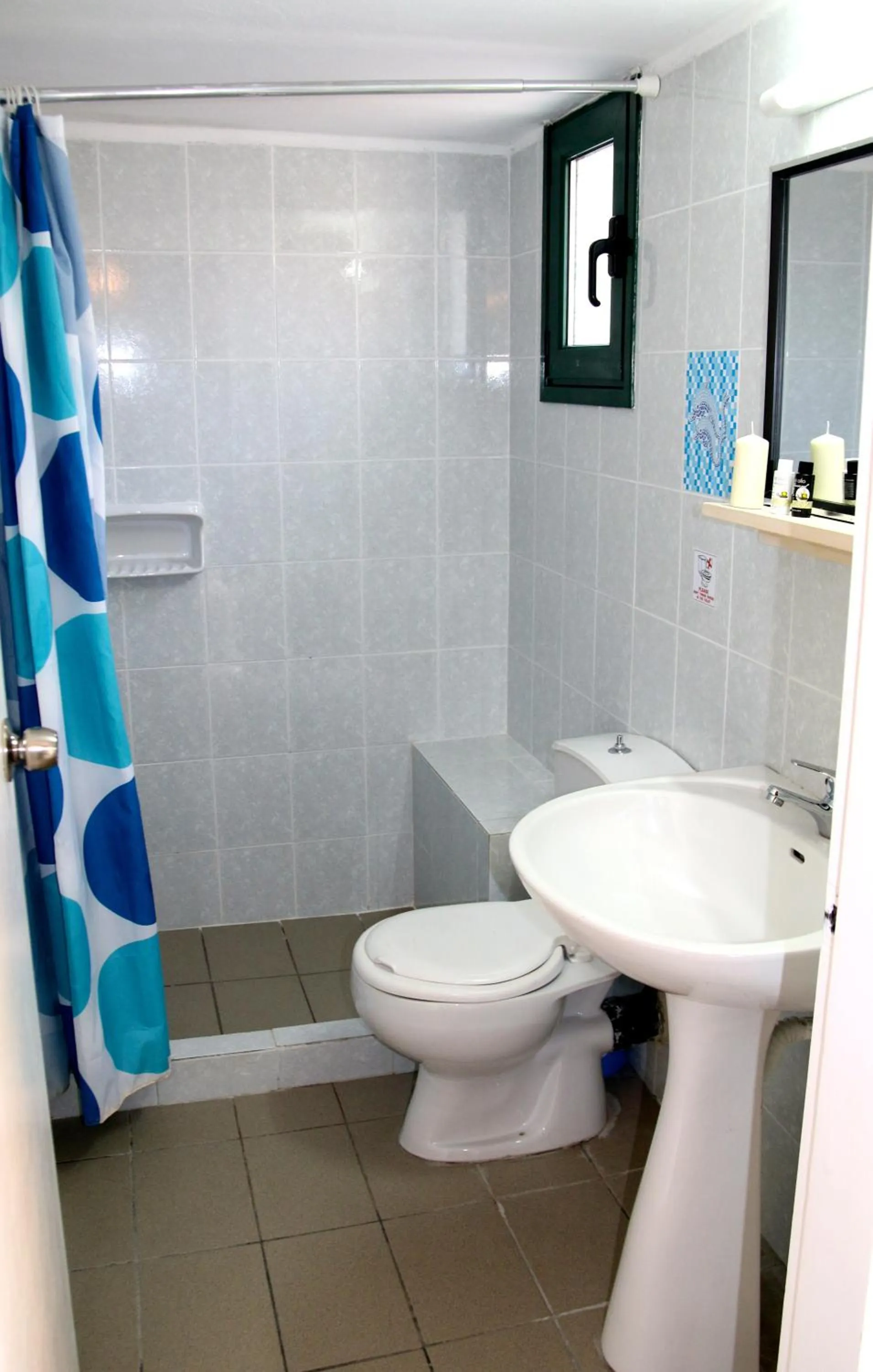 Bathroom in Mediterranean Blue