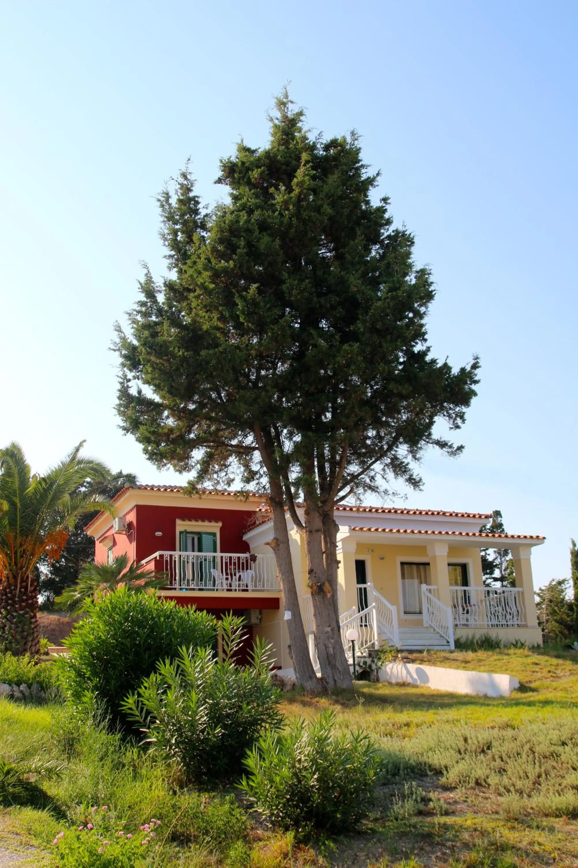 Property building in Mediterranean Blue