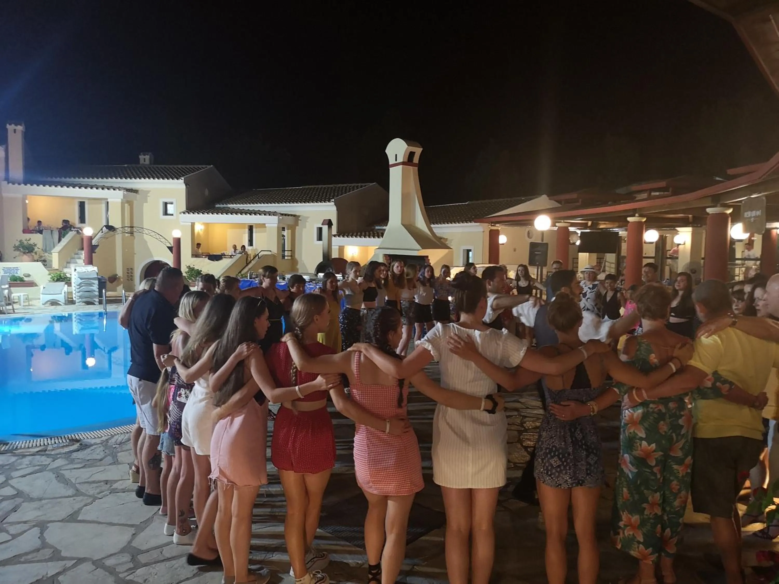 Entertainment in Mediterranean Blue