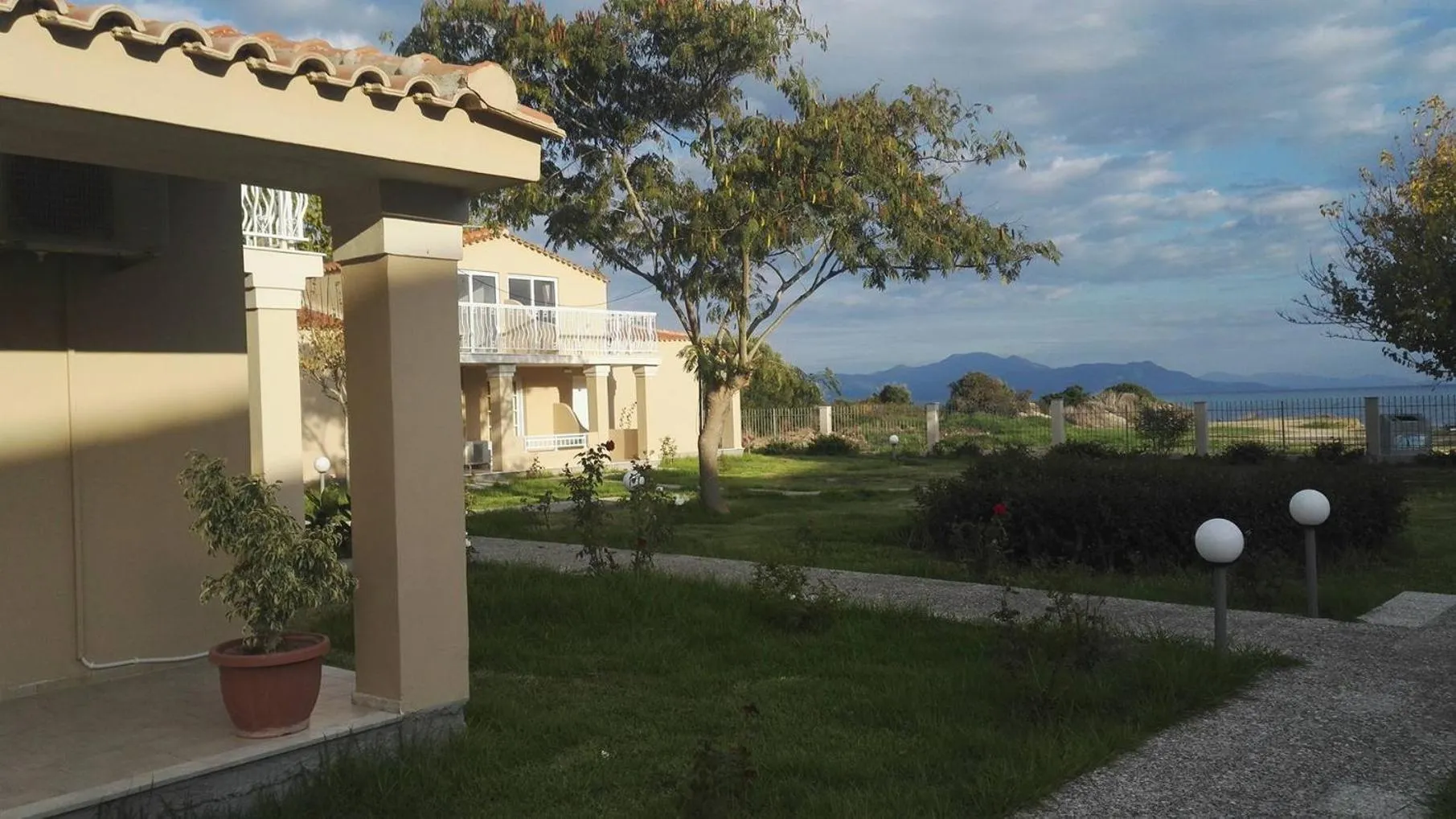 Property building in Mediterranean Blue