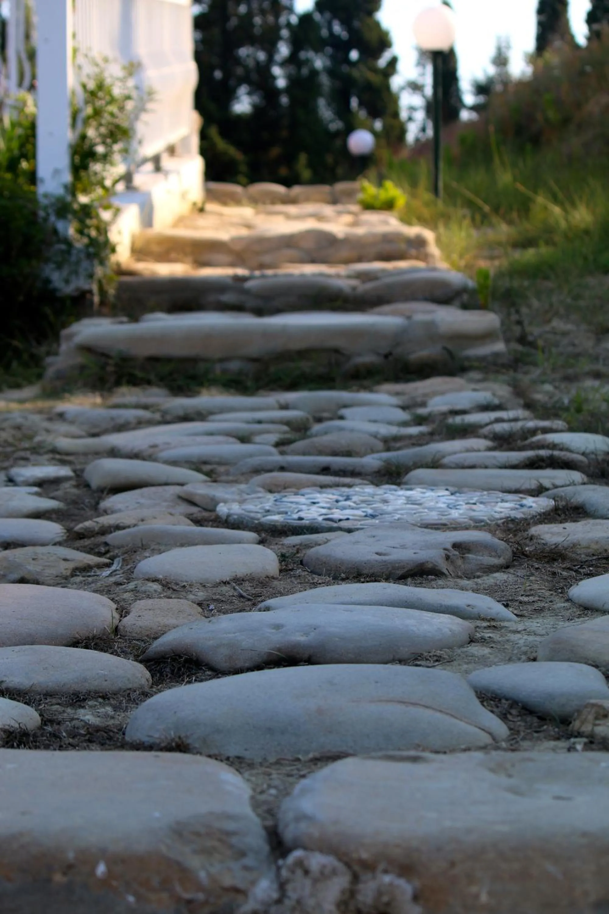 Decorative detail in Mediterranean Blue