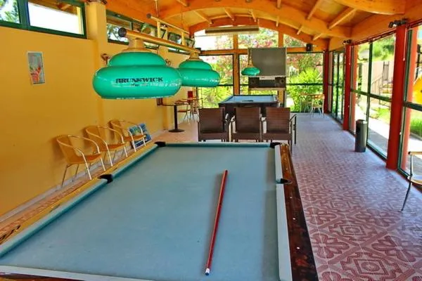 Game Room in Mediterranean Blue