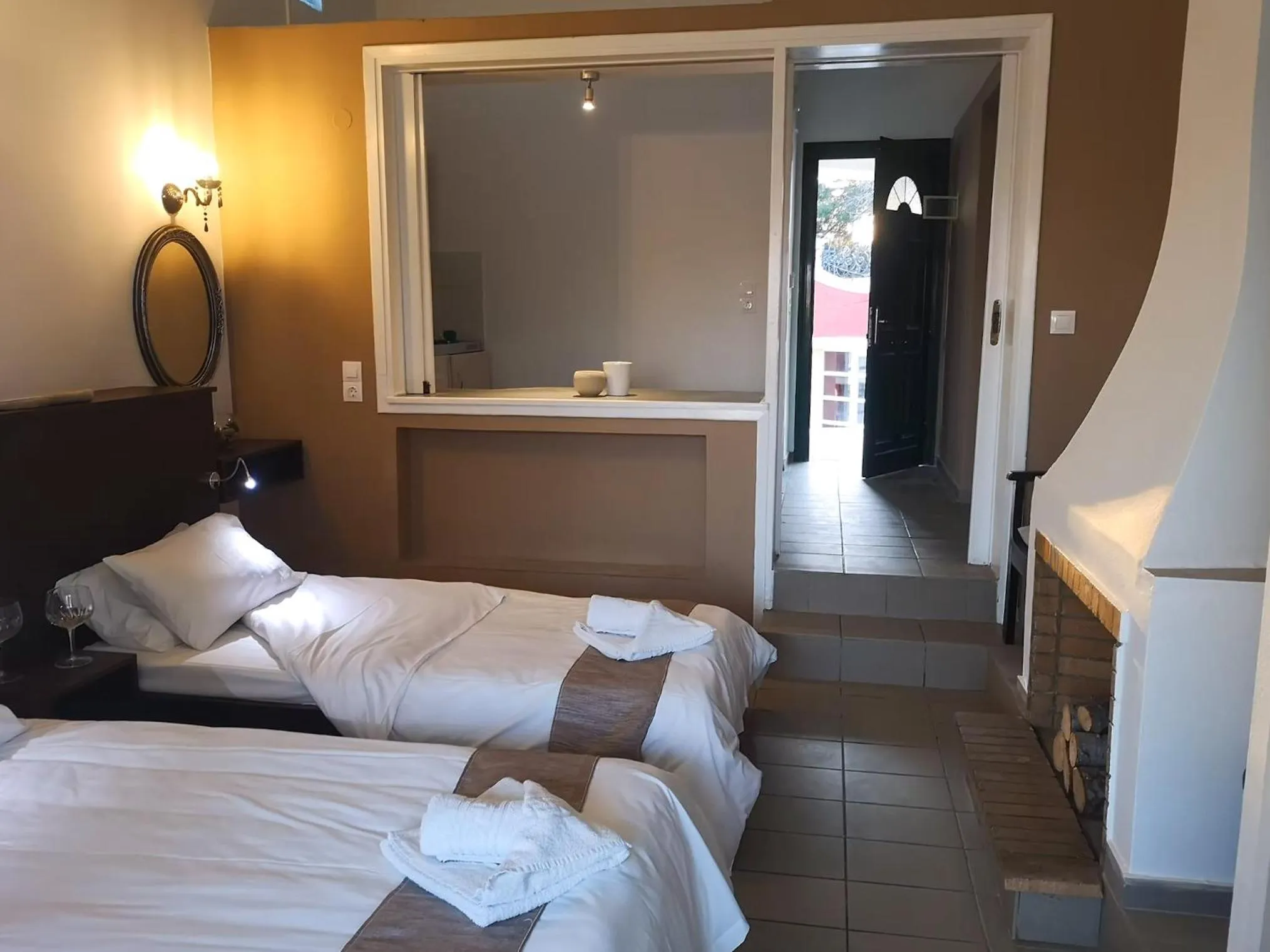 Bed in Mediterranean Blue