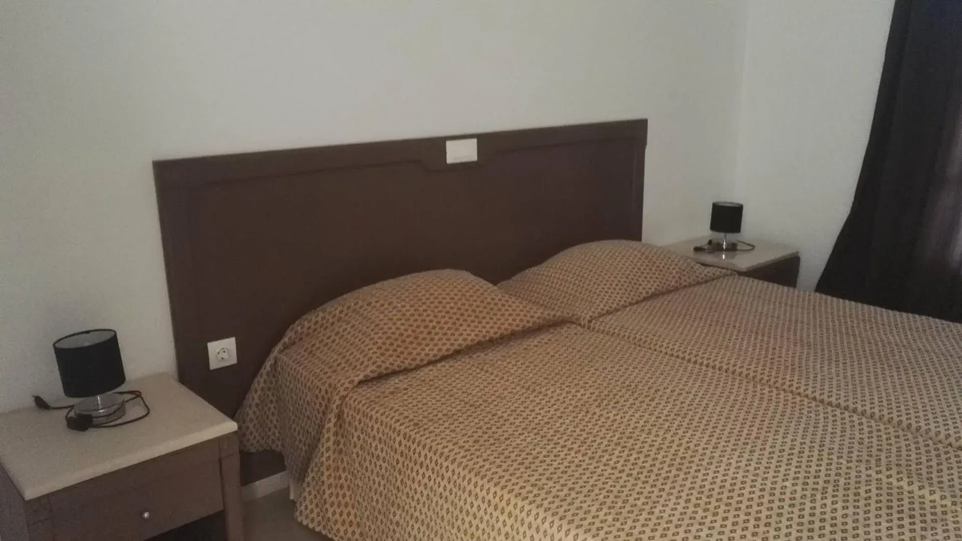 Bed in Mediterranean Blue Bed in Mediterranean Blue