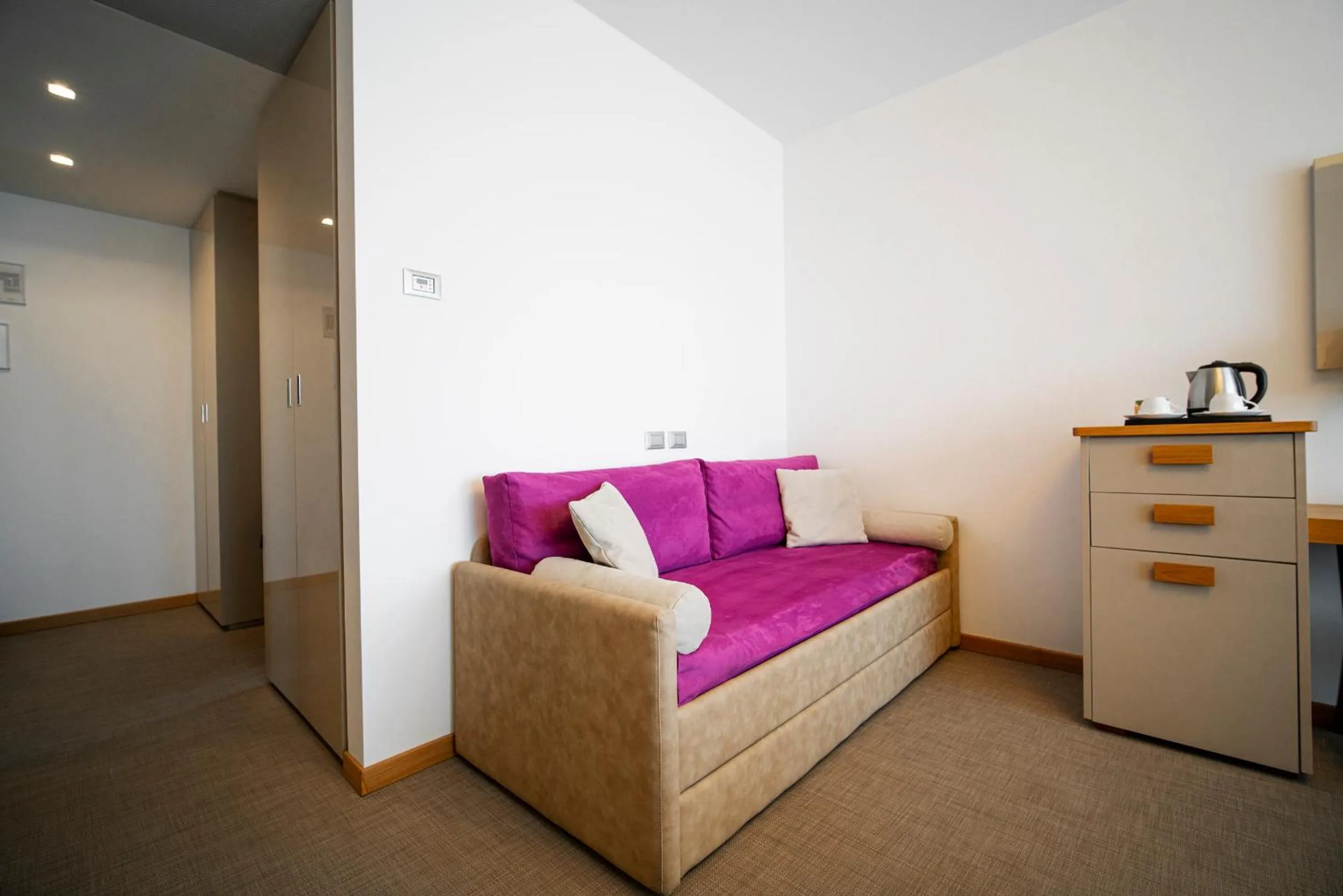 Bed in Hotel Le Soleil