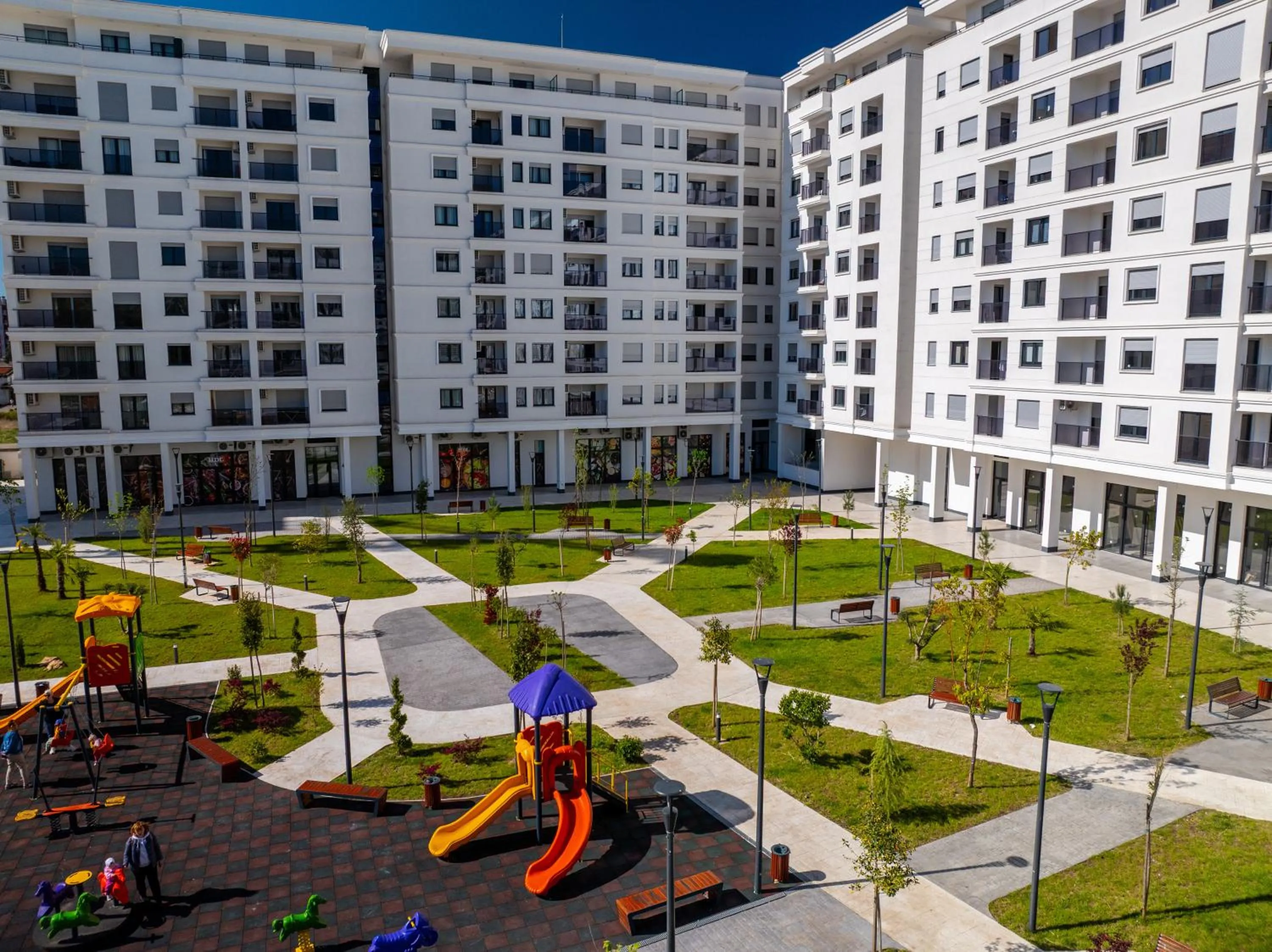 Property building in Green Apartments Podgorica With Garage