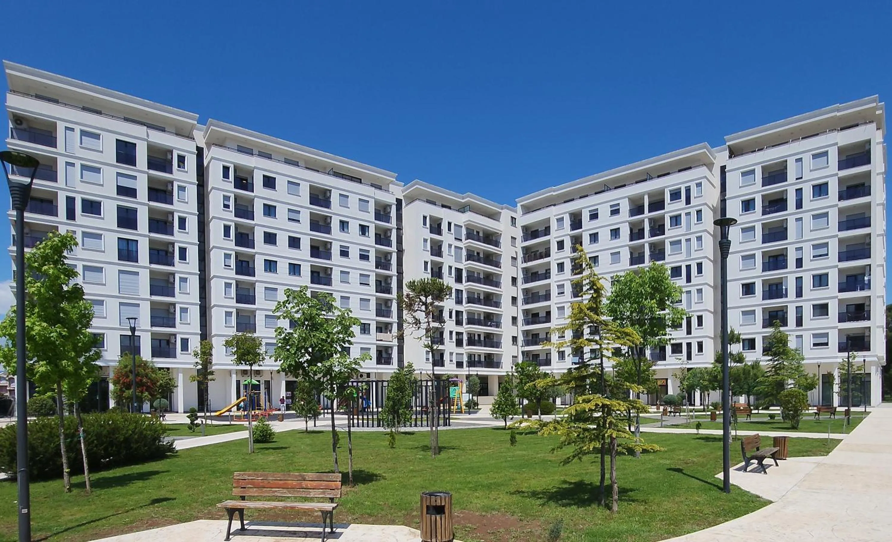 Property building in Green Apartments Podgorica With Garage