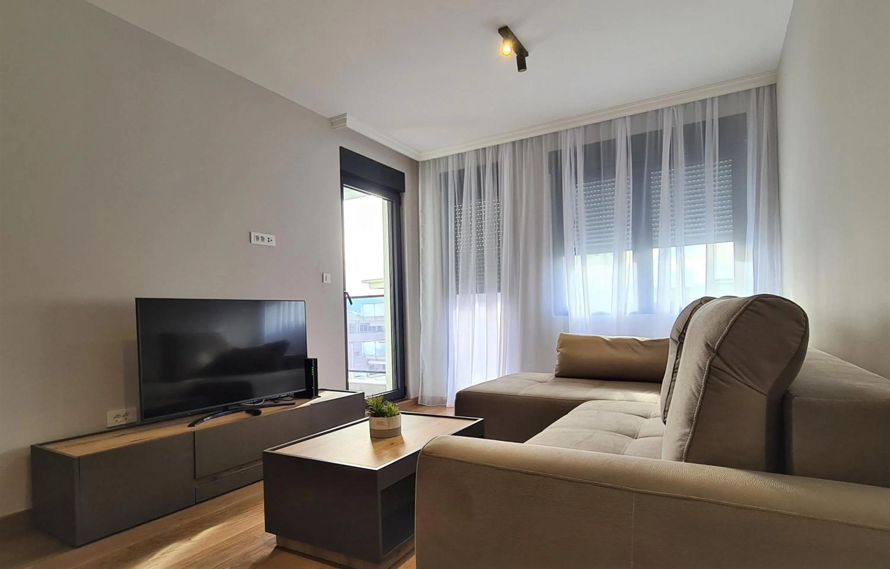 Living room in Green Apartments Podgorica With Garage