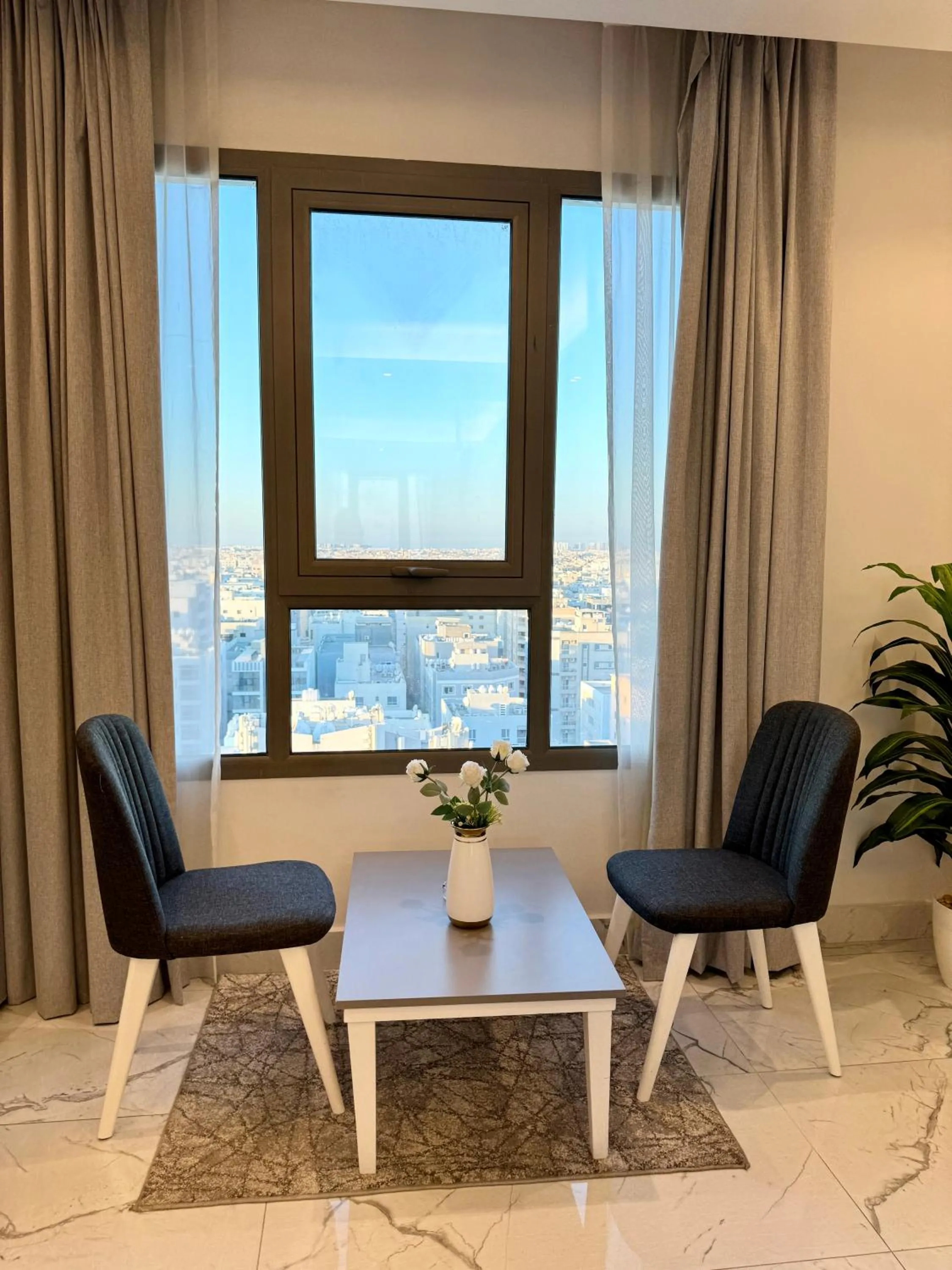 Seating area in Al Safwa One