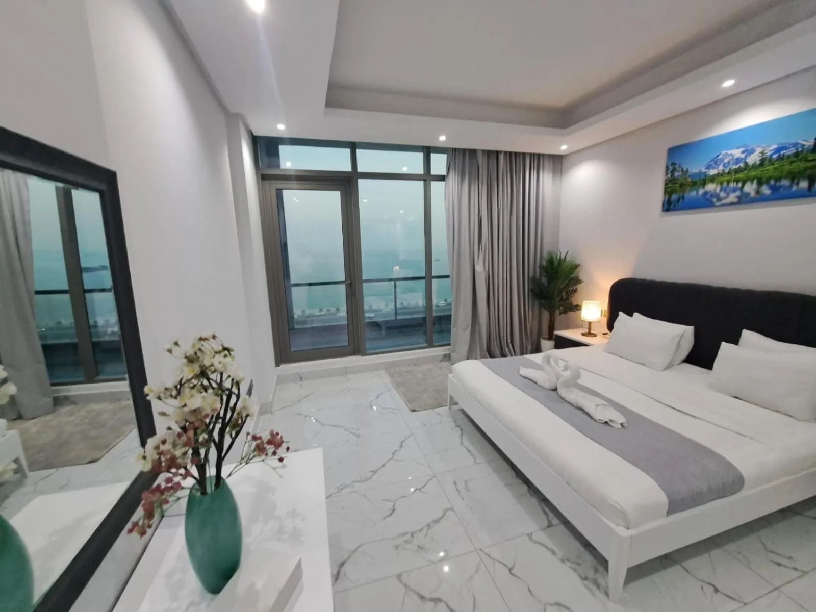 View (from property/room), Bed in Al Safwa One