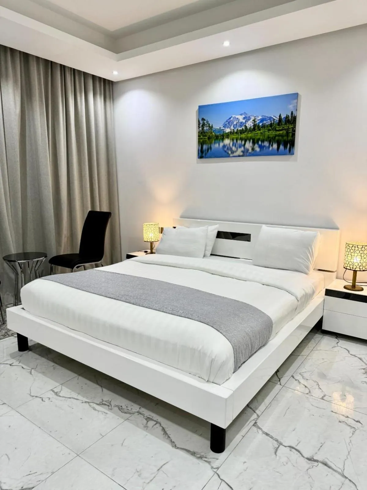 View (from property/room), Bed in Al Safwa One