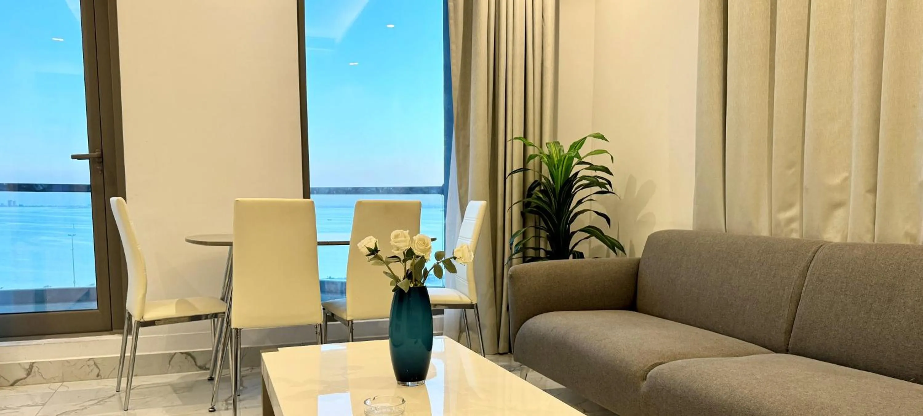 Seating area in Al Safwa One