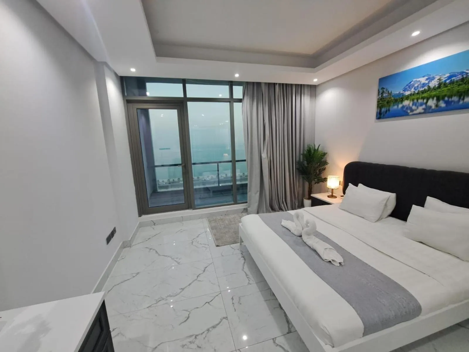 View (from property/room), Bed in Al Safwa One