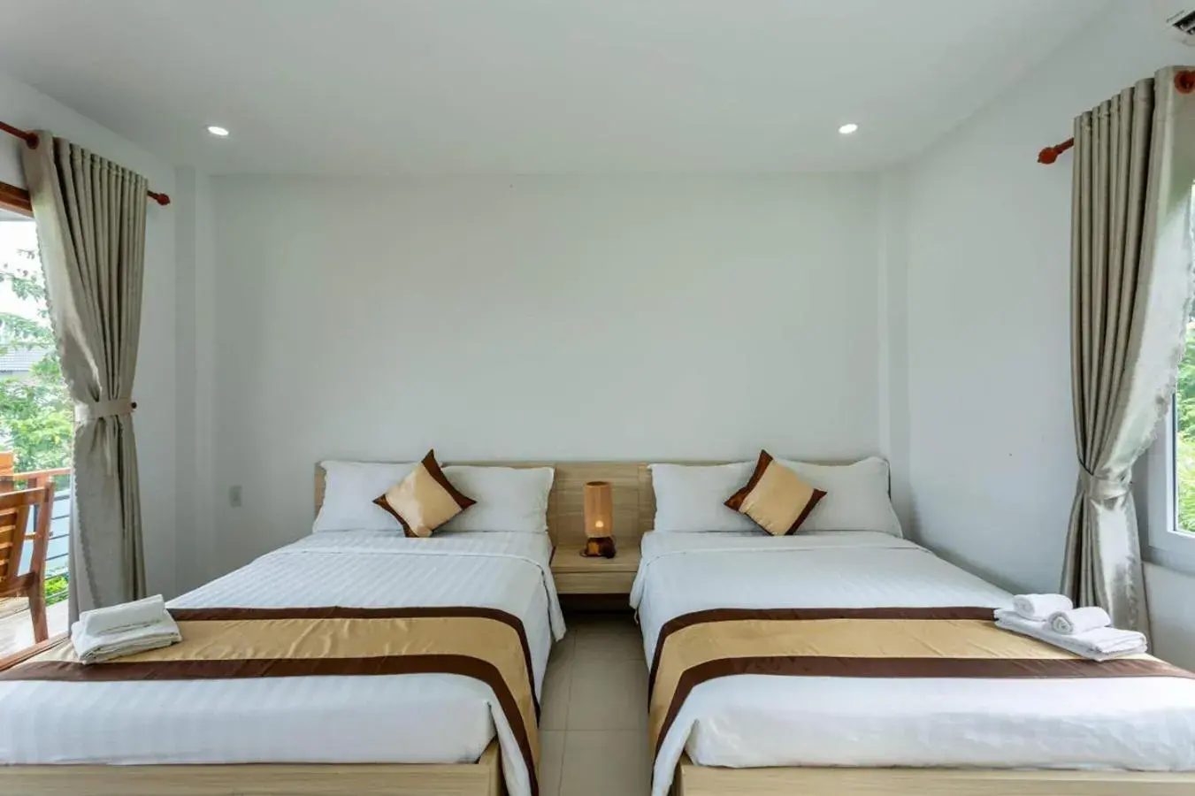 Bed in Mộc Lam Bungalow Phú Quốc Bed in Mộc Lam Bungalow Phú Quốc