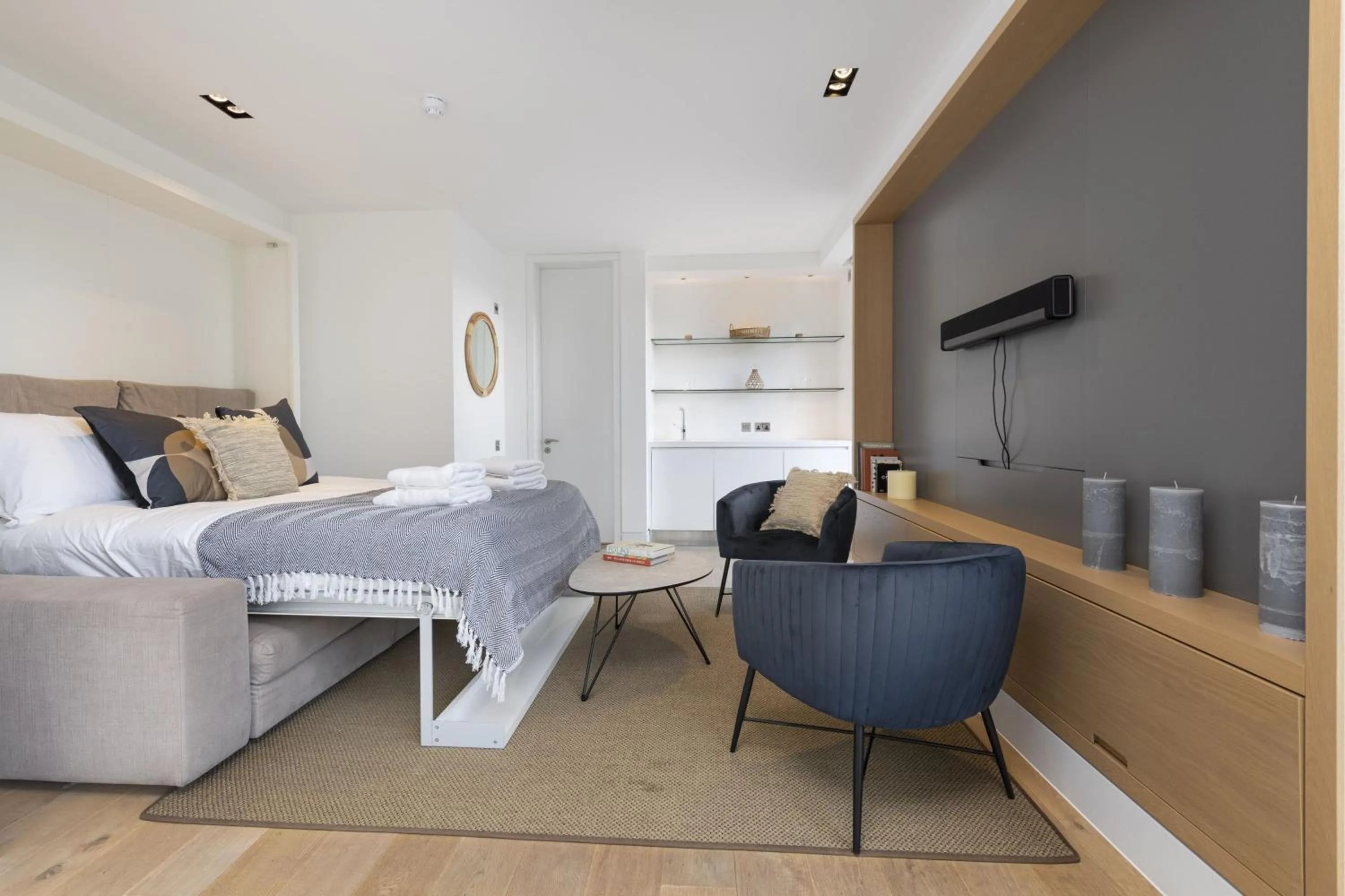 Bed in Stayo Apartments Southbank