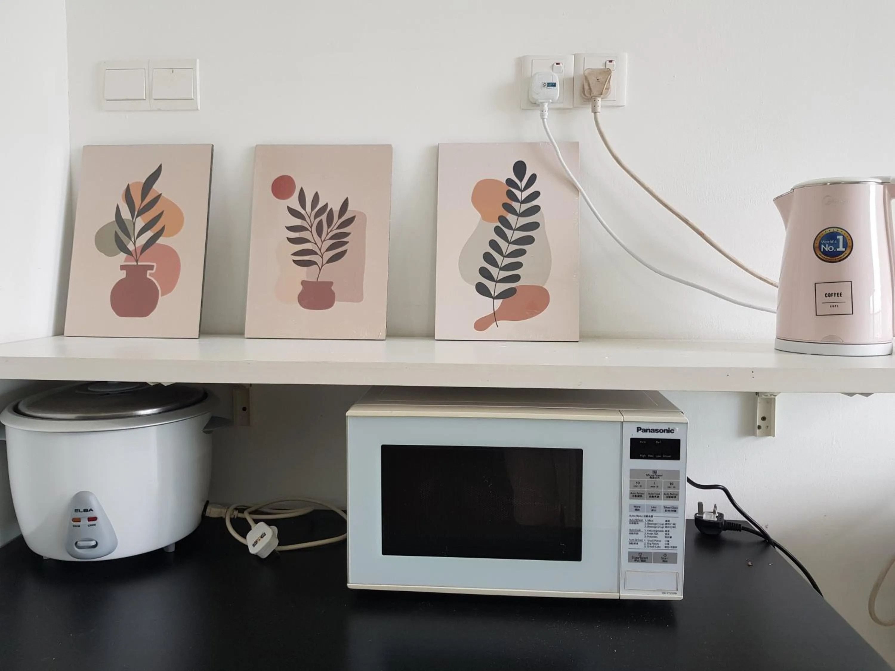 Kitchen or kitchenette in Mansion One Suite by stayCATion Homestay