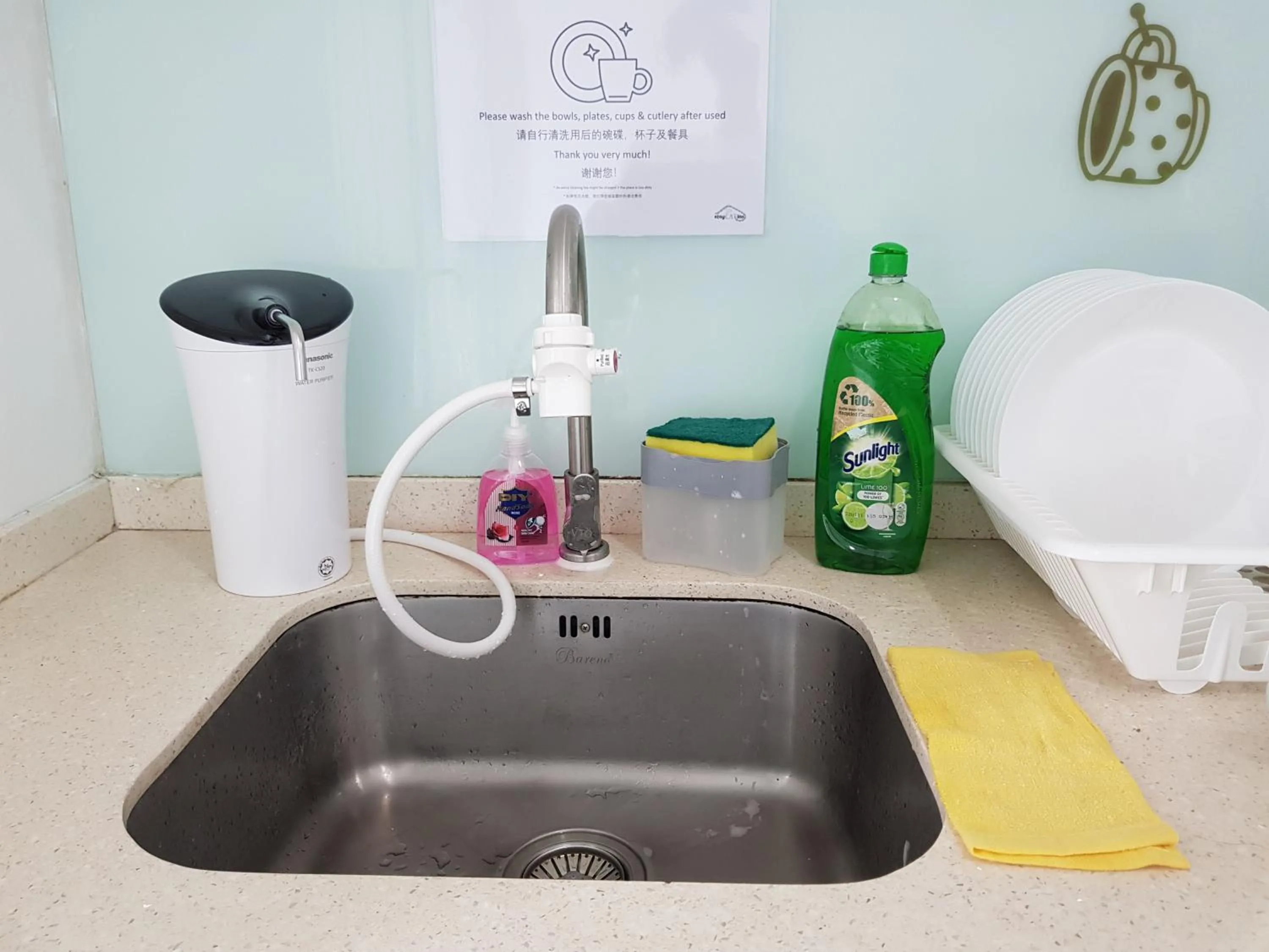 Kitchen or kitchenette in Mansion One Suite by stayCATion Homestay