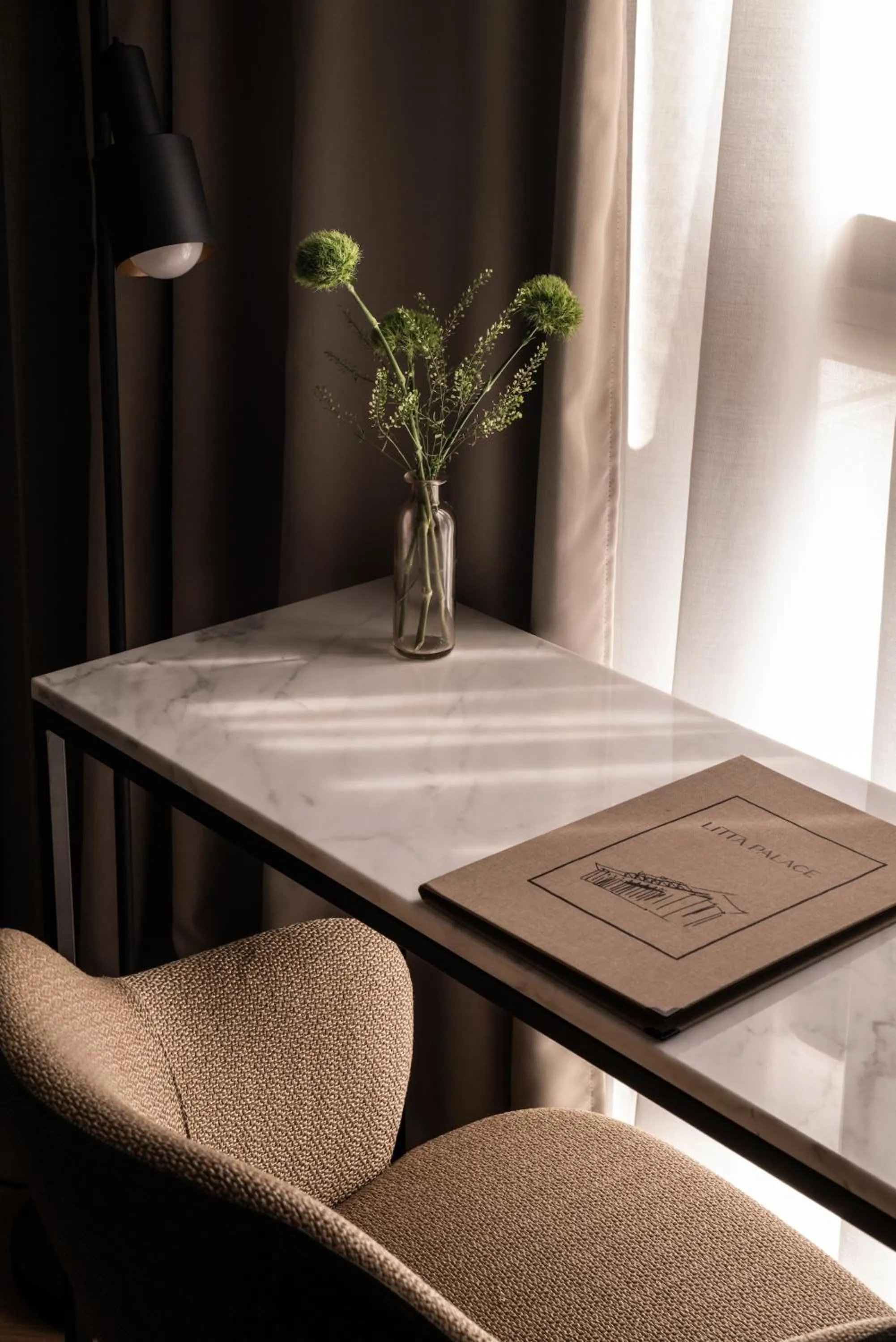 Seating area in Litta Palace Milano