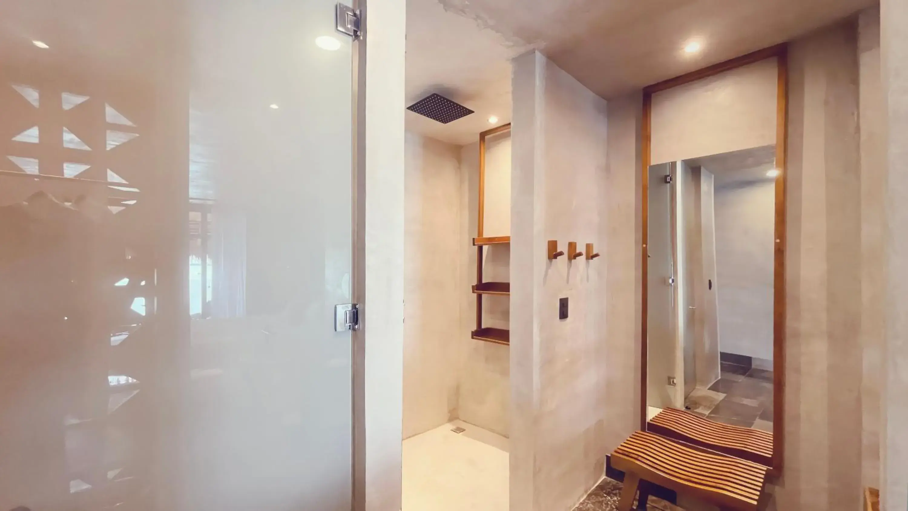 Bathroom in Hotel Amainah Bacalar Adults Only Bathroom in Hotel Amainah Bacalar Adults Only