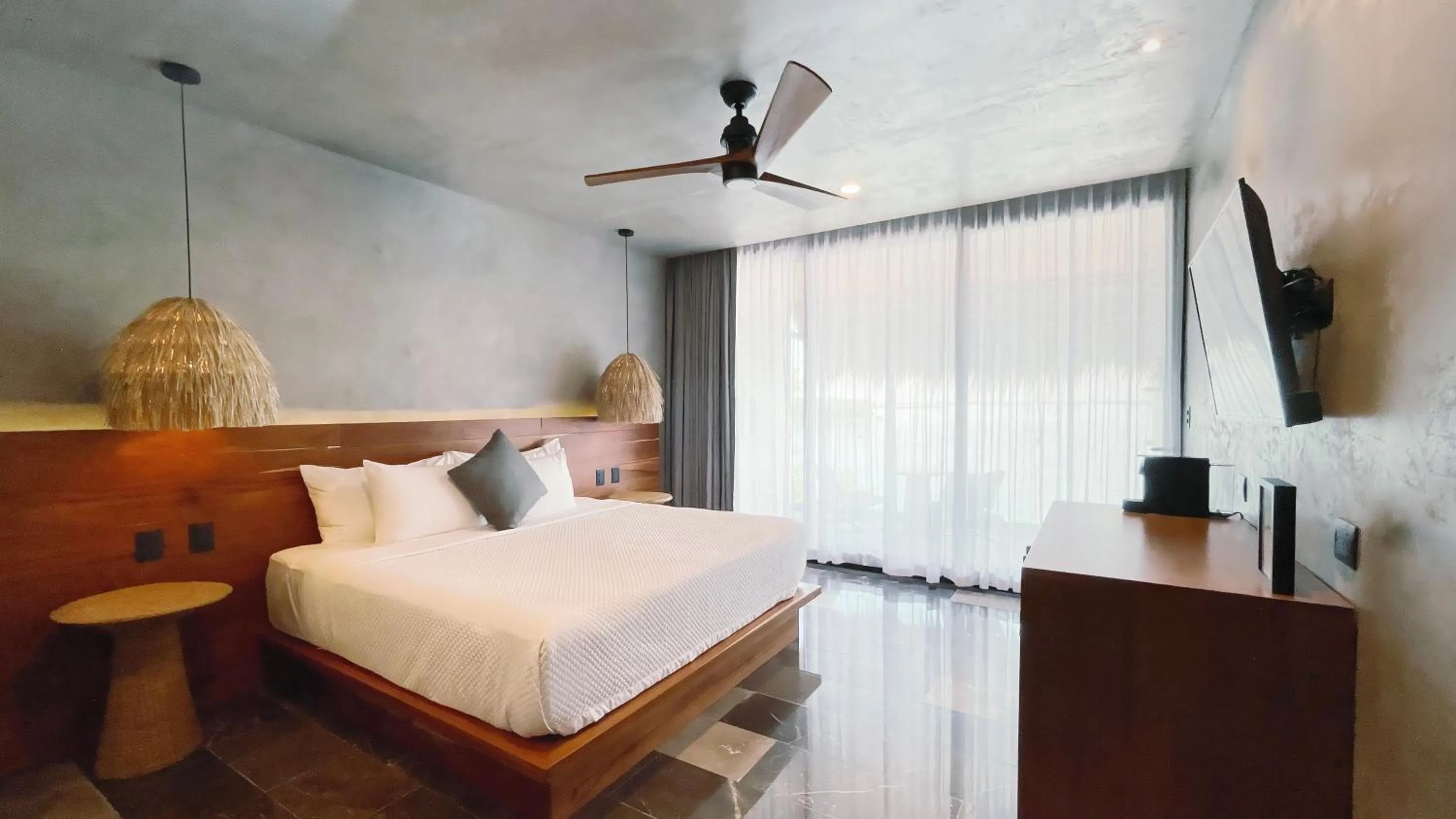 Lake view, Bed in Hotel Amainah Bacalar Adults Only