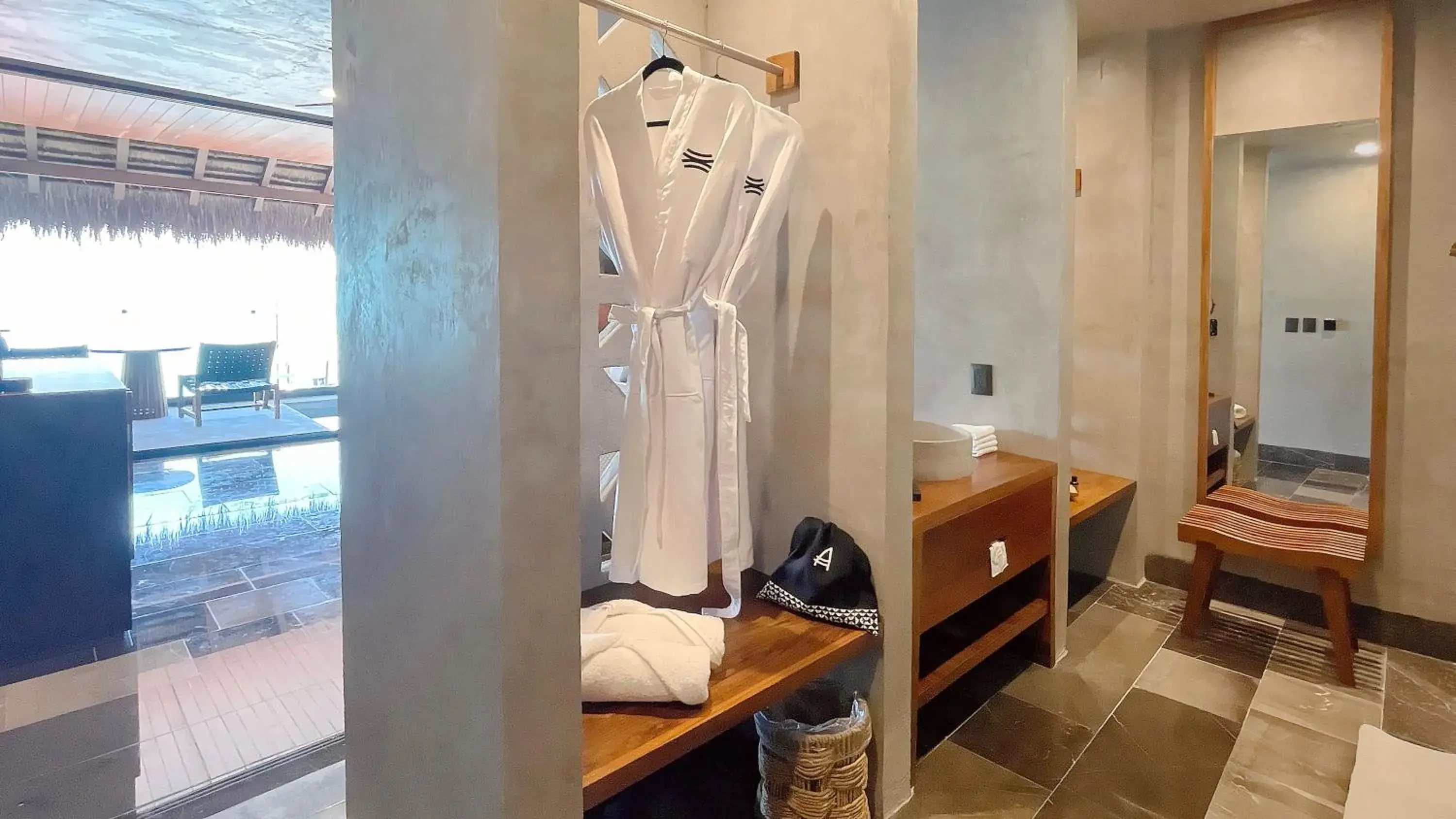 Bathroom in Hotel Amainah Bacalar Adults Only Bathroom in Hotel Amainah Bacalar Adults Only