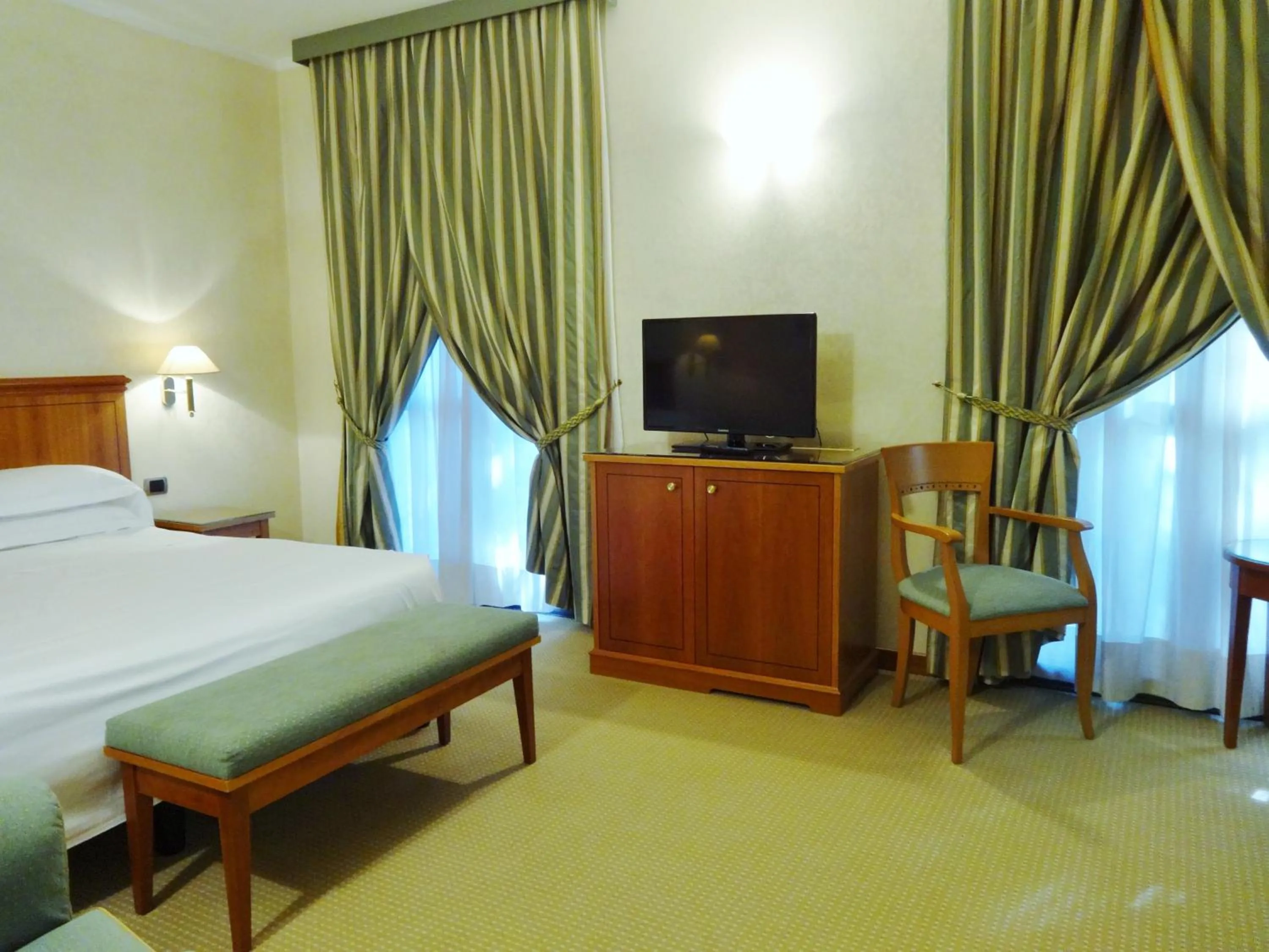 TV and multimedia, Bed in Hotel Excelsior Magenta