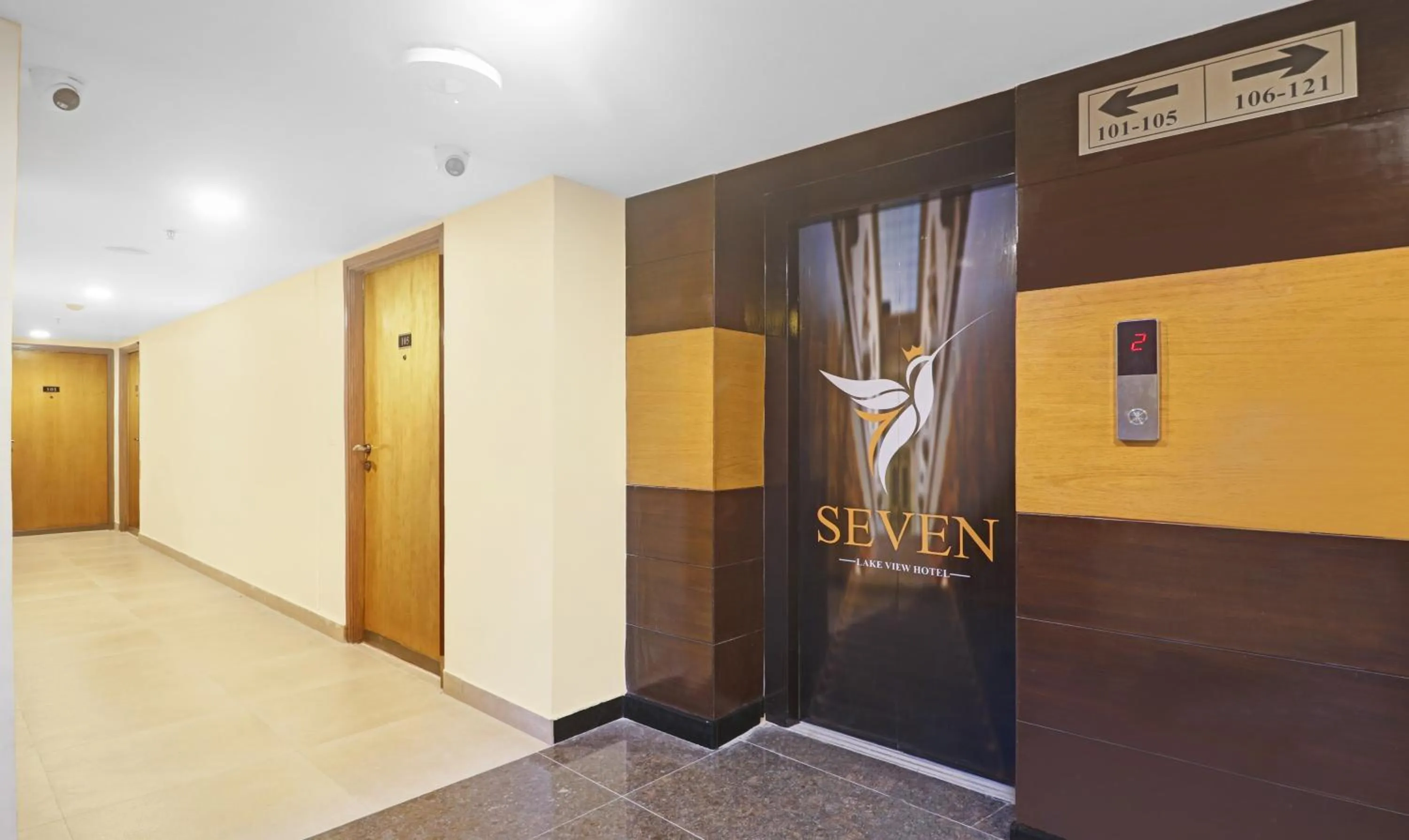 elevator in Treebo Premium Seven Lake View