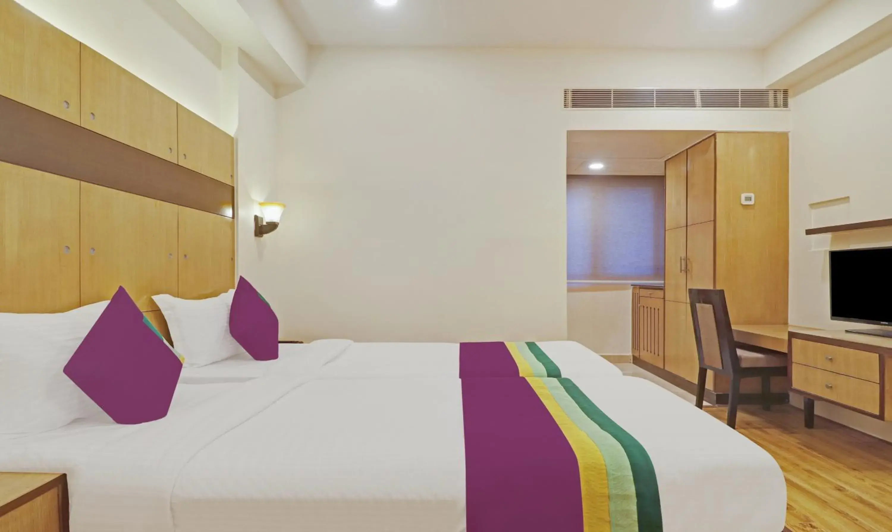 Bedroom, Bed in Treebo Premium Seven Lake View Bedroom, Bed in Treebo Premium Seven Lake View