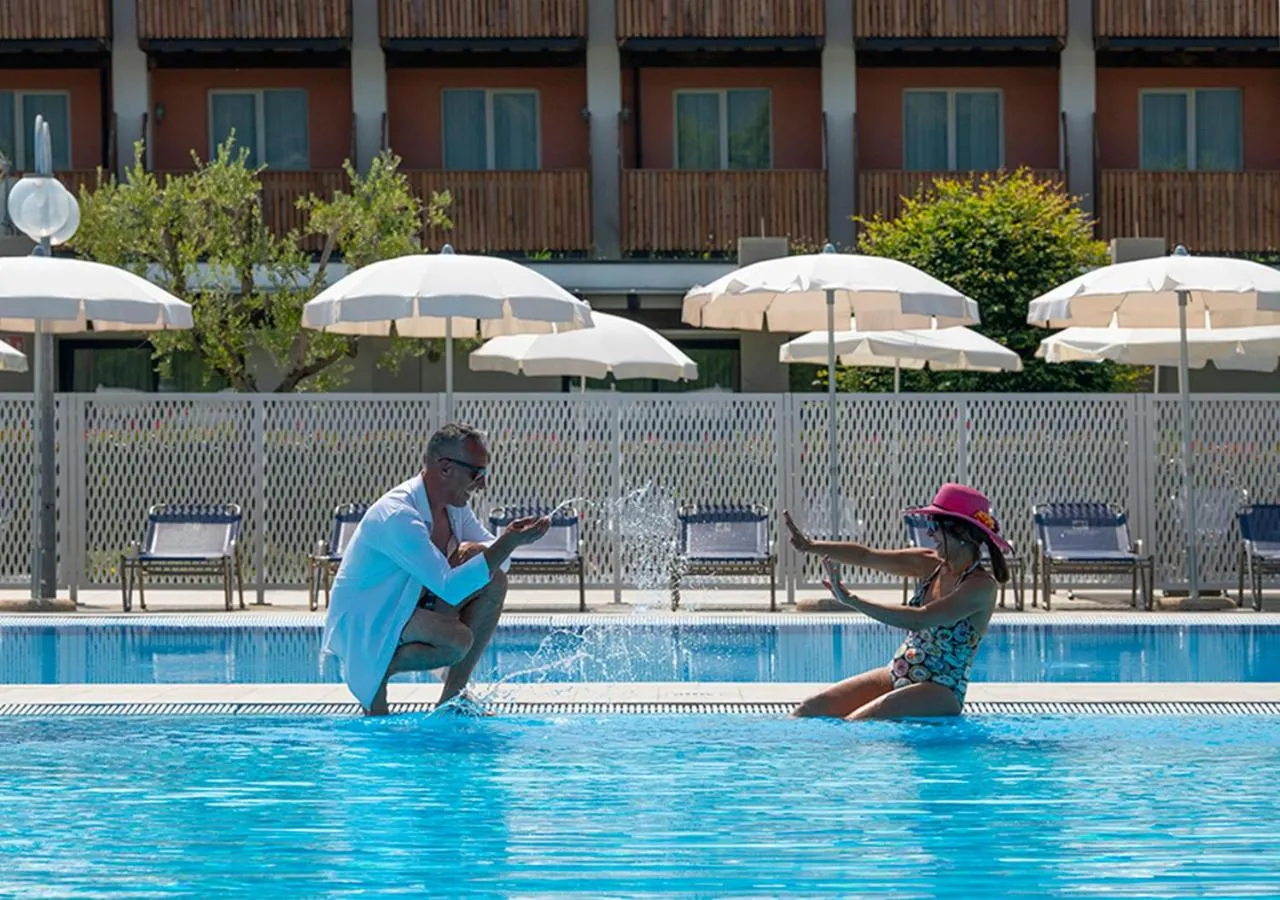 Pool view in Iseo Lago Hotel