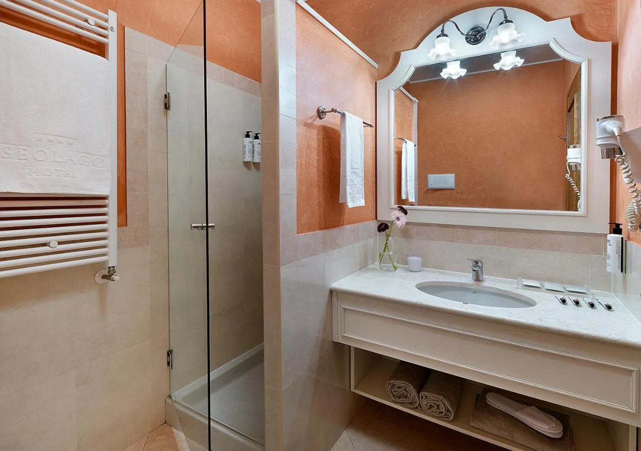 Shower in Iseo Lago Hotel