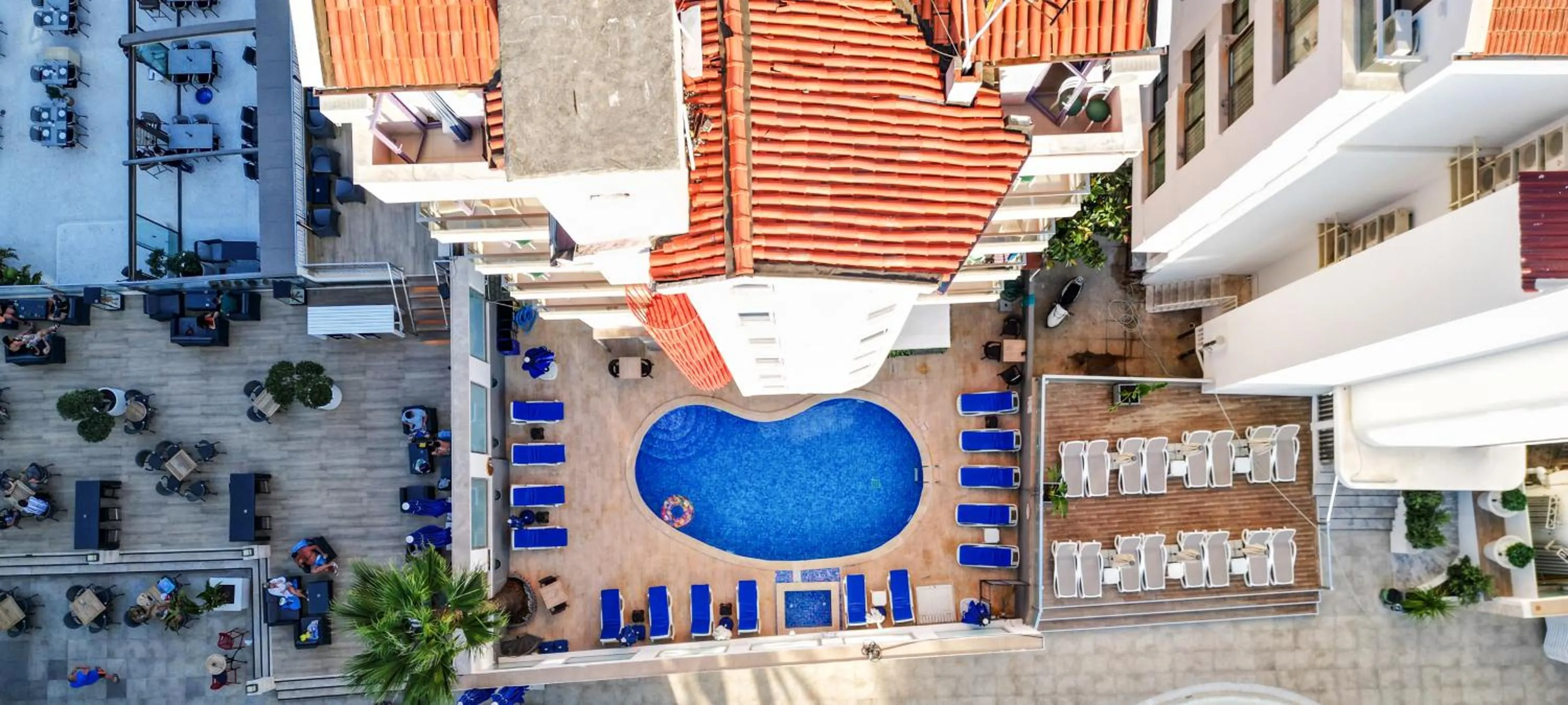 Pool view in Gold Butik Otel