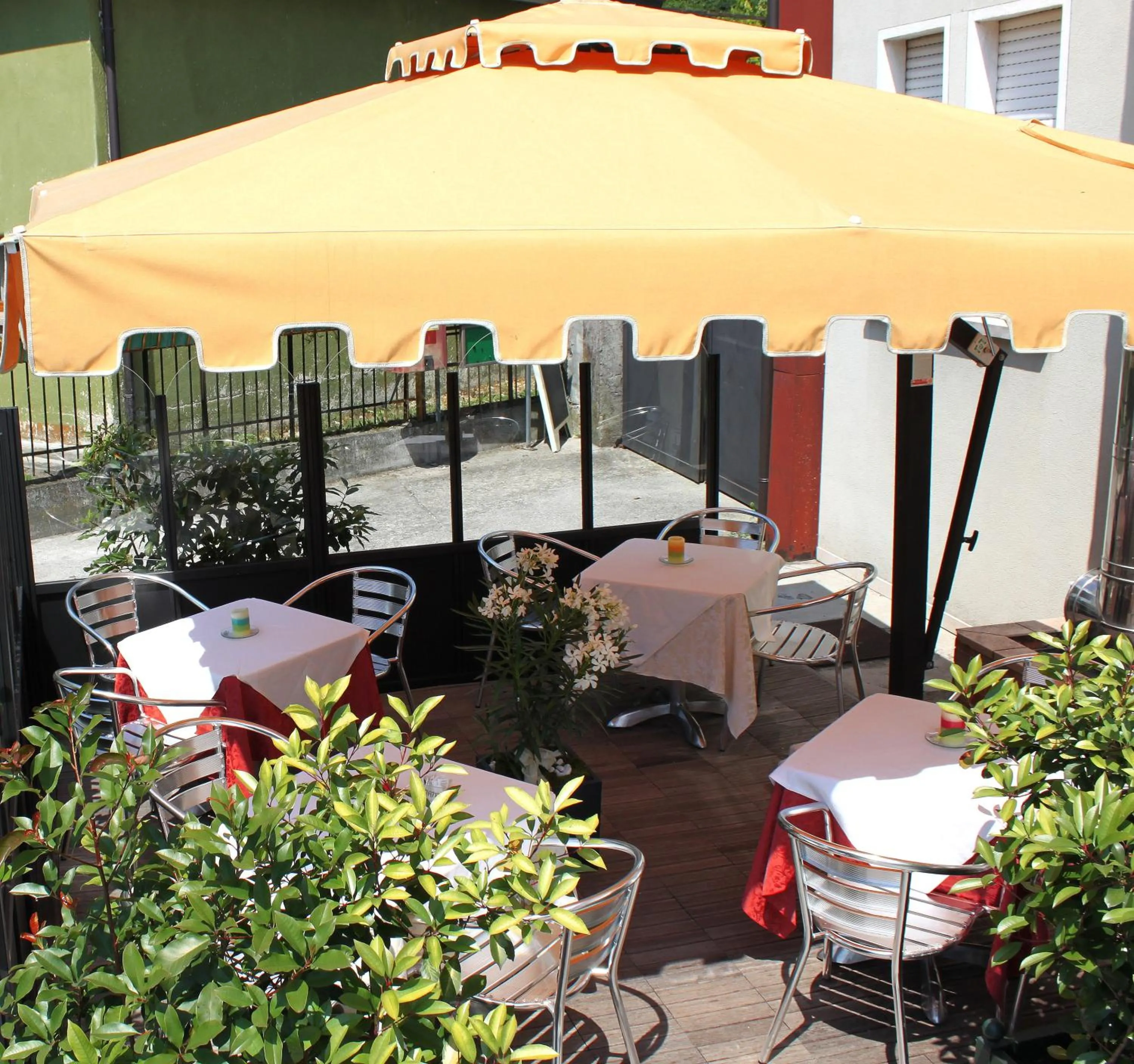 Balcony/Terrace in Albergo Ristorante Fratte