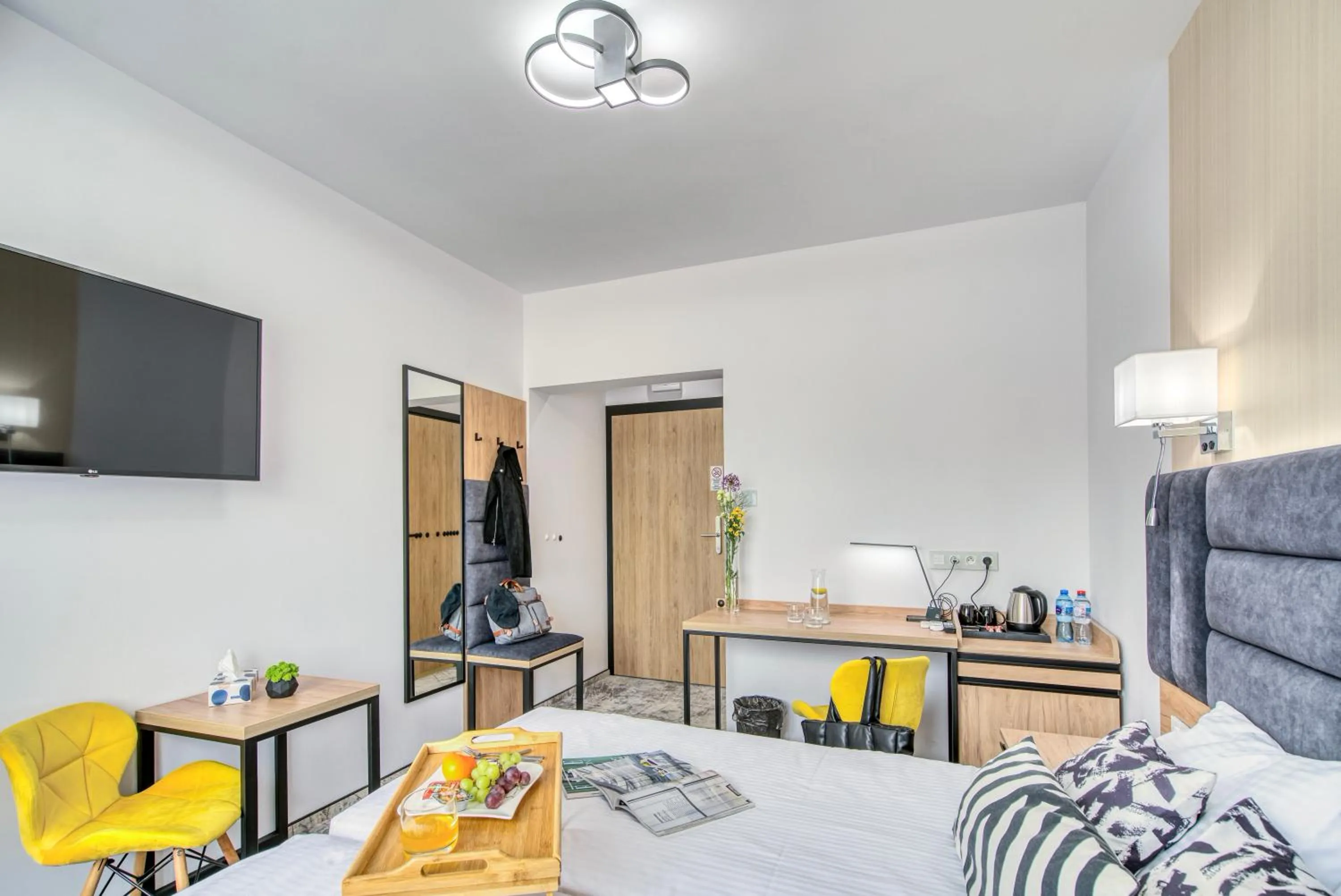 Bed in Acodomo Apartamenty