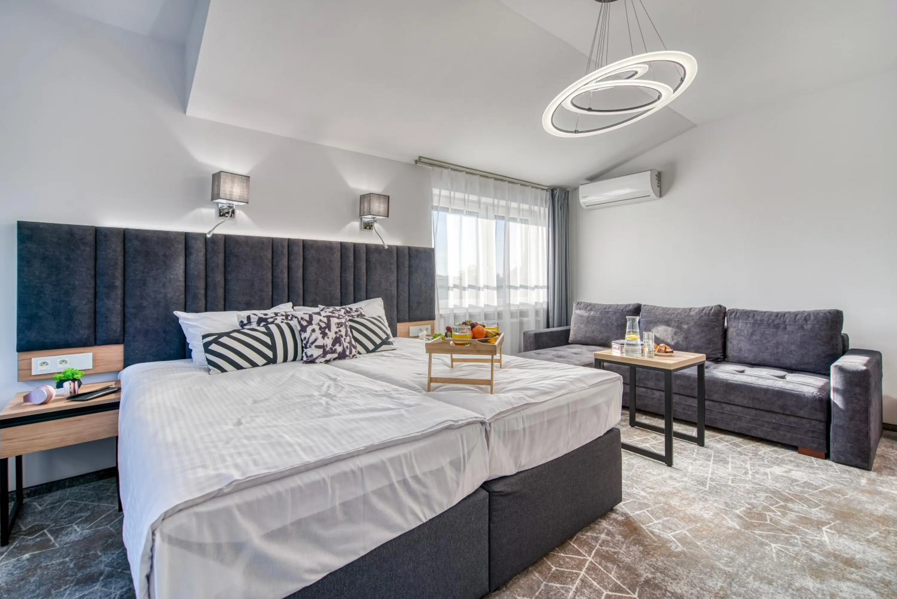 Bed in Acodomo Apartamenty