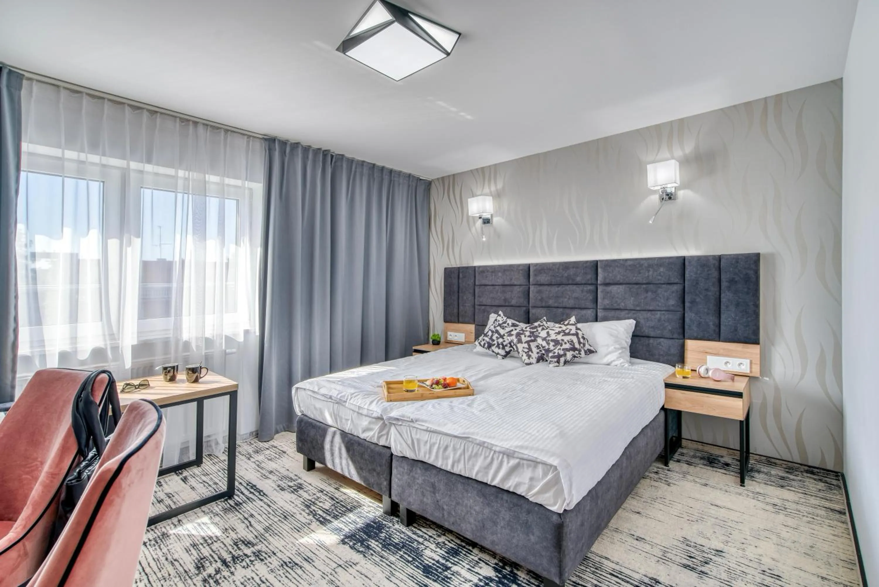 Bed in Acodomo Apartamenty