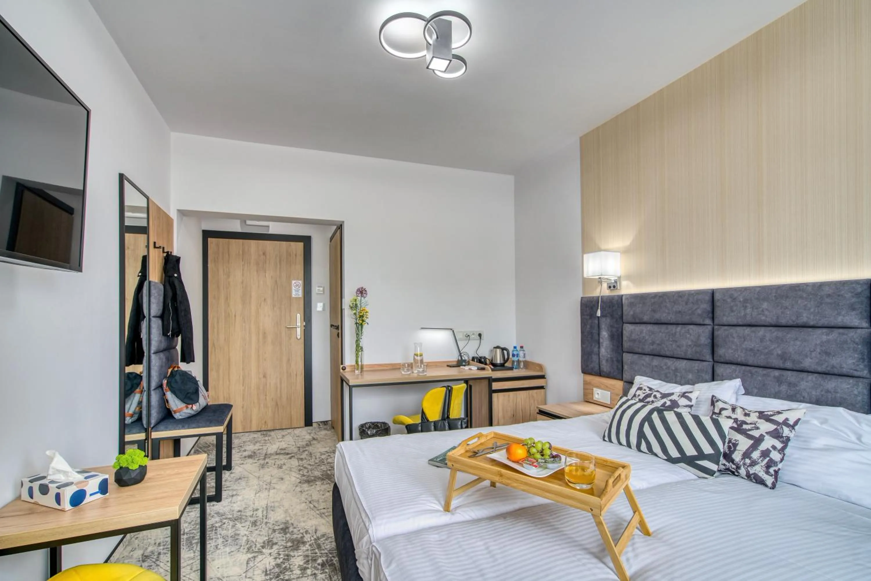 Bed in Acodomo Apartamenty