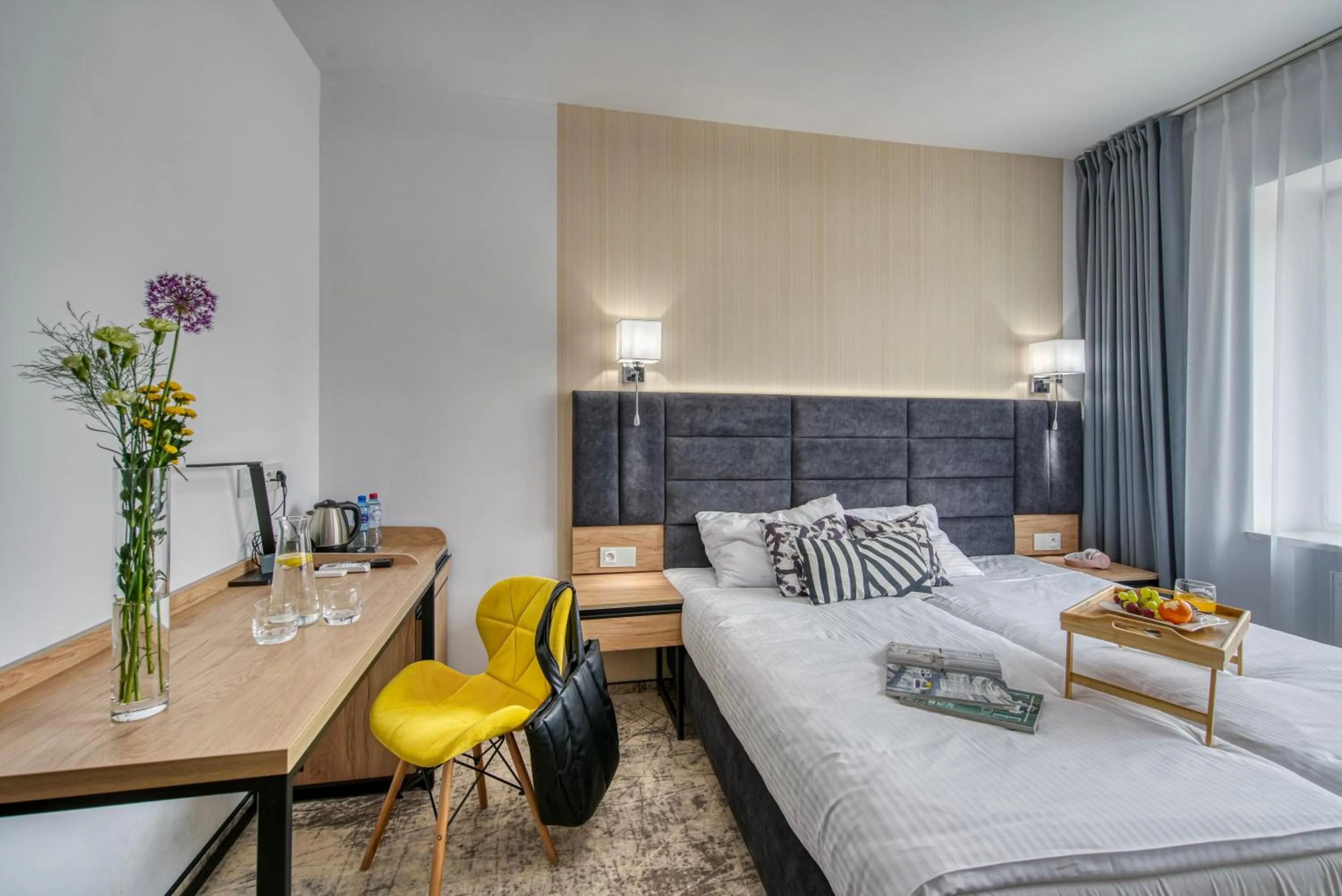 Bed in Acodomo Apartamenty