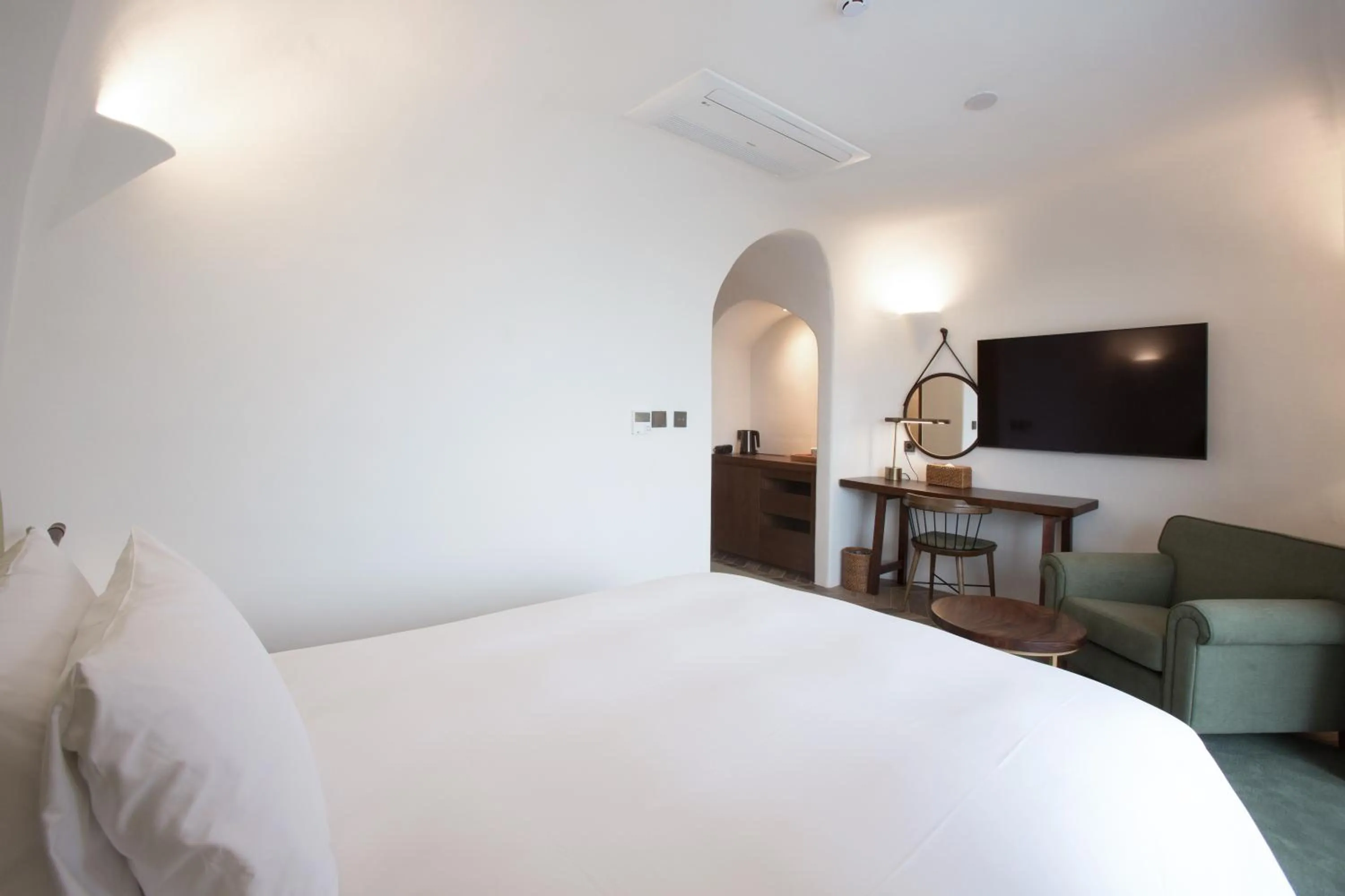 Bed in Ecoland Hotel