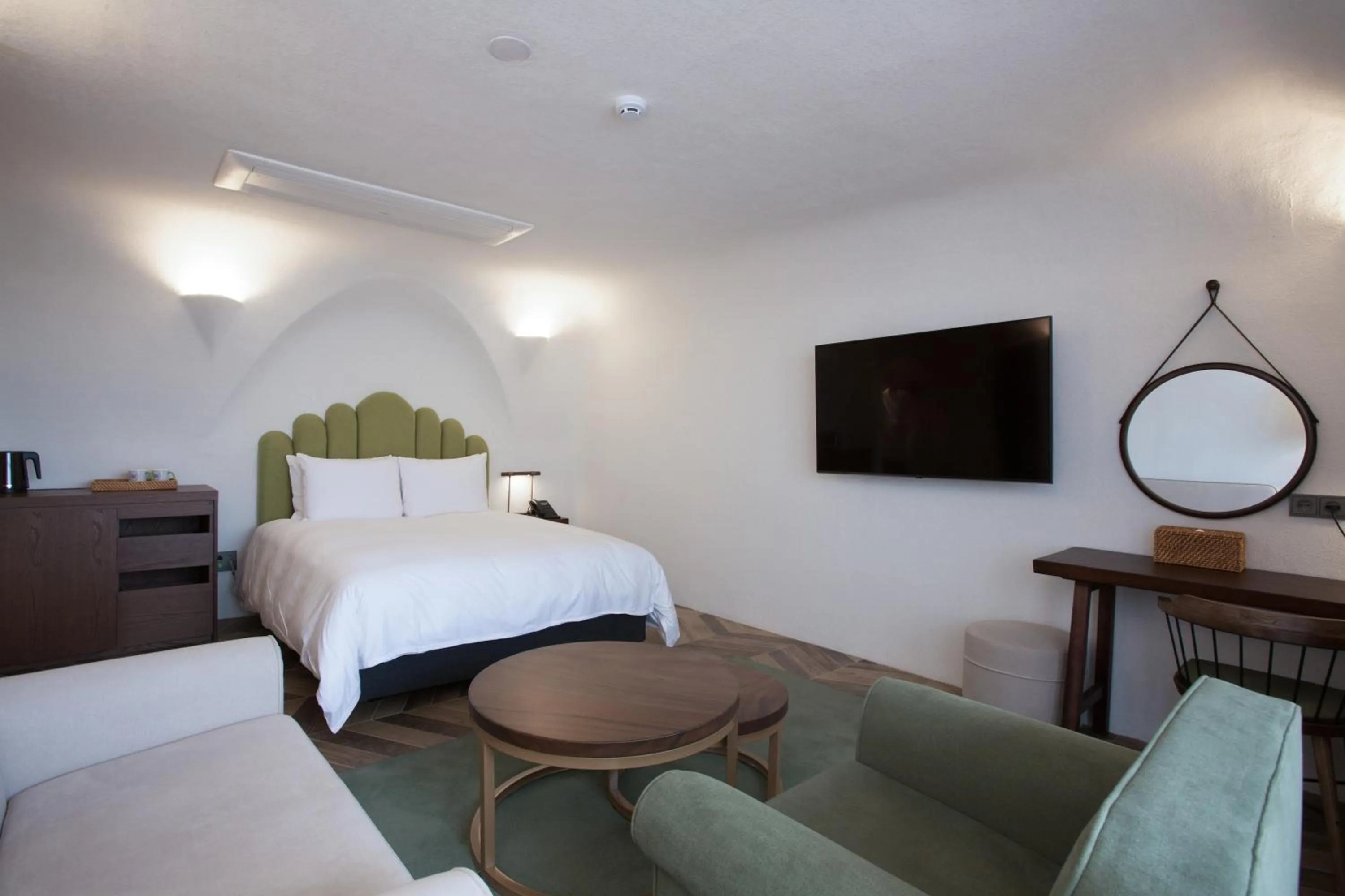 Bed in Ecoland Hotel