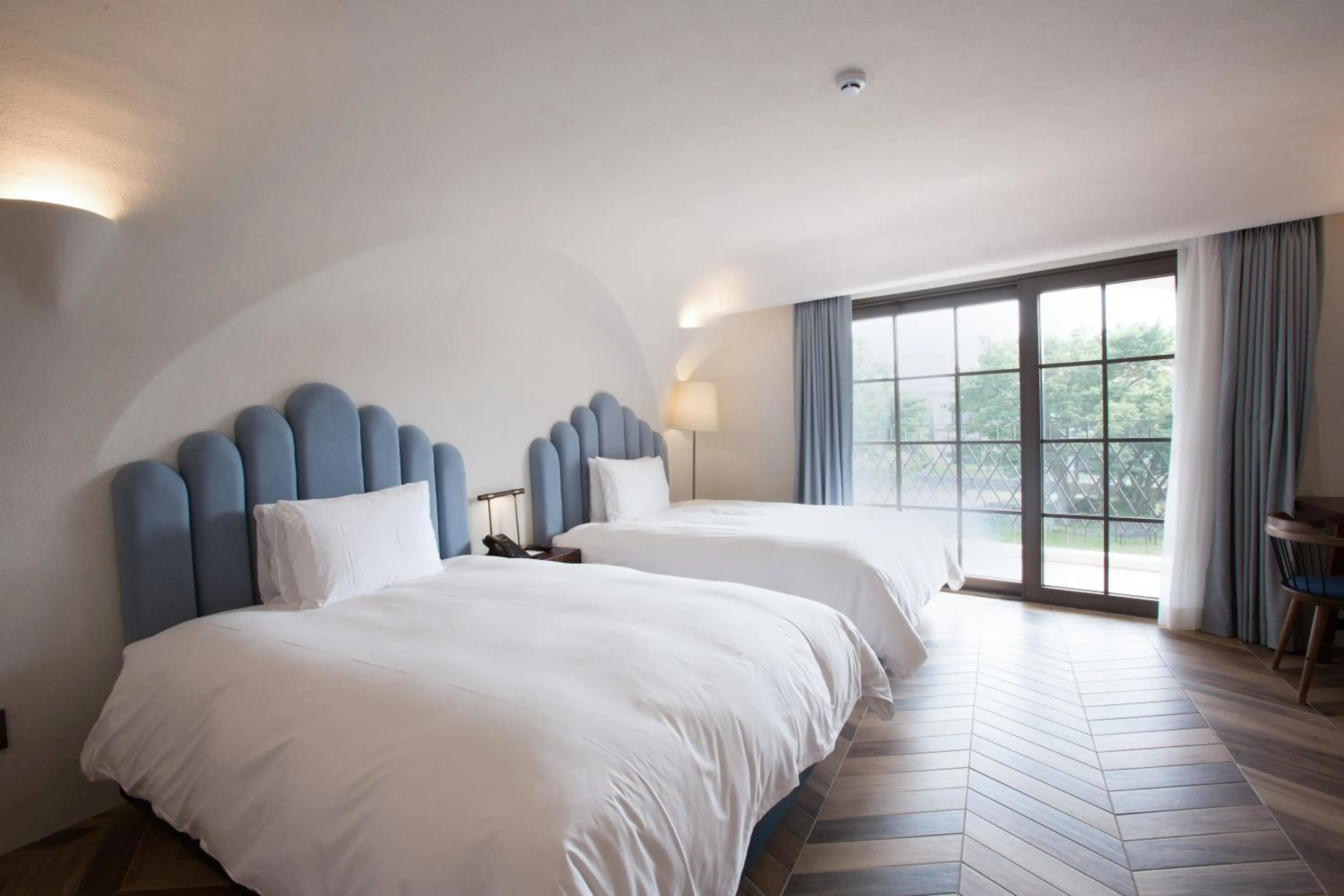 Bed in Ecoland Hotel