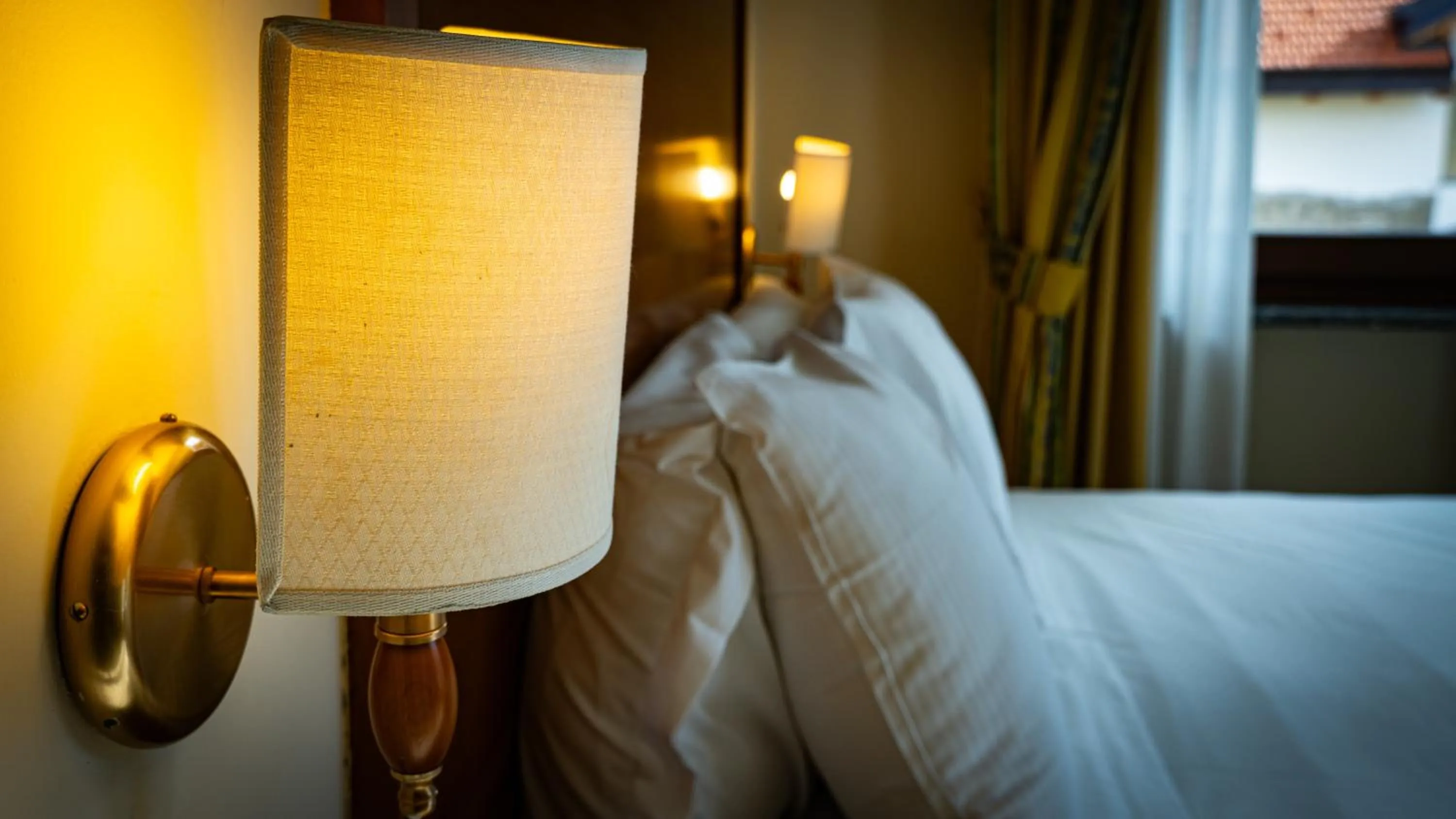 Bed in Hotel Au Soleil