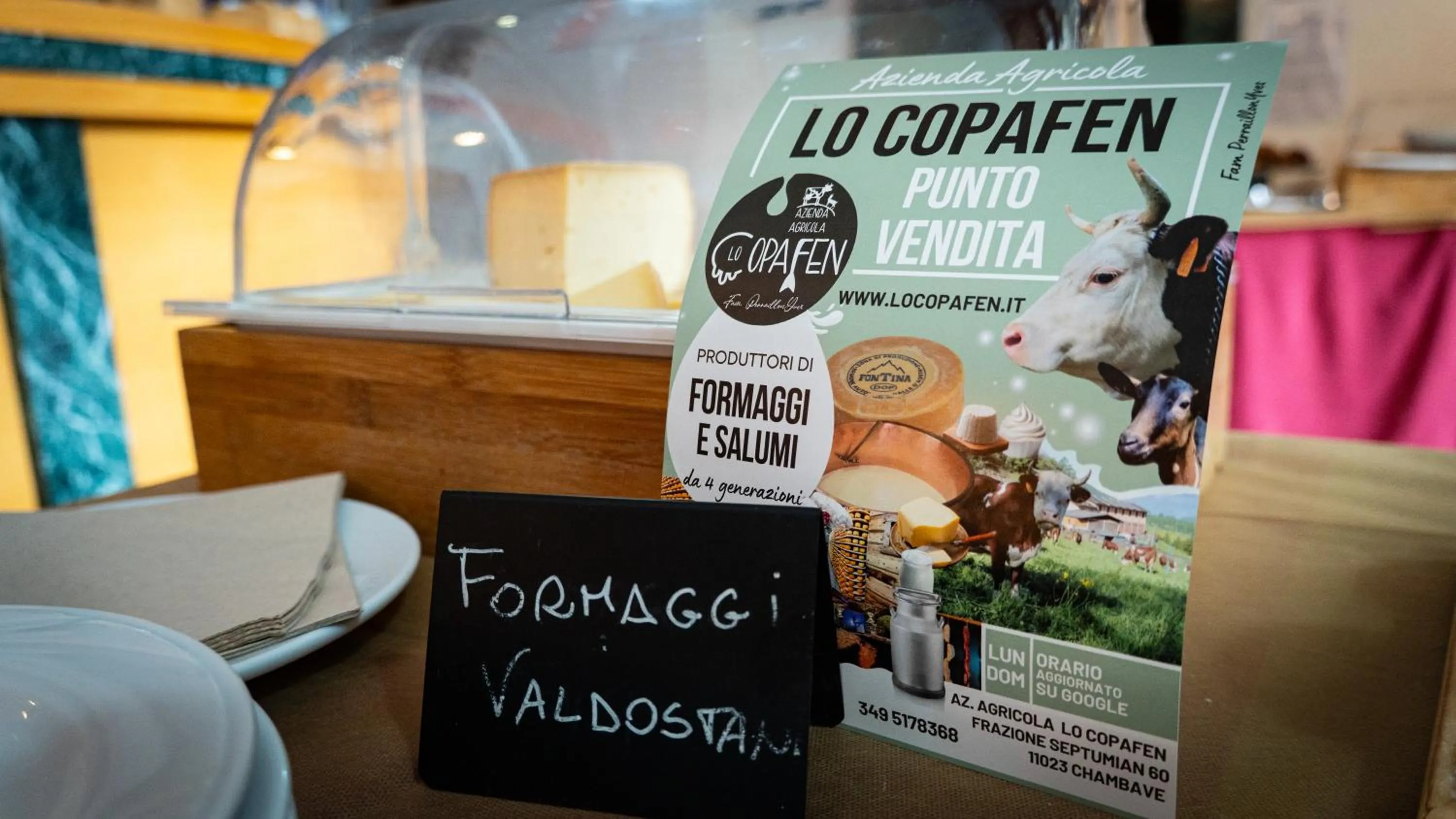 Food and drinks in Hotel Au Soleil