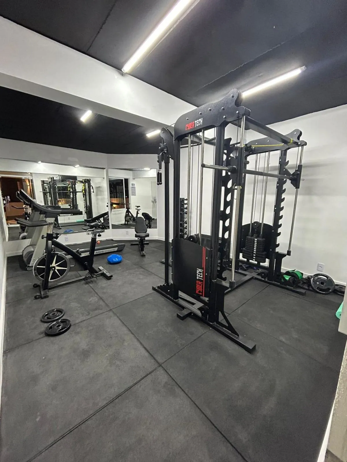 Fitness centre/facilities in Athos Hotel