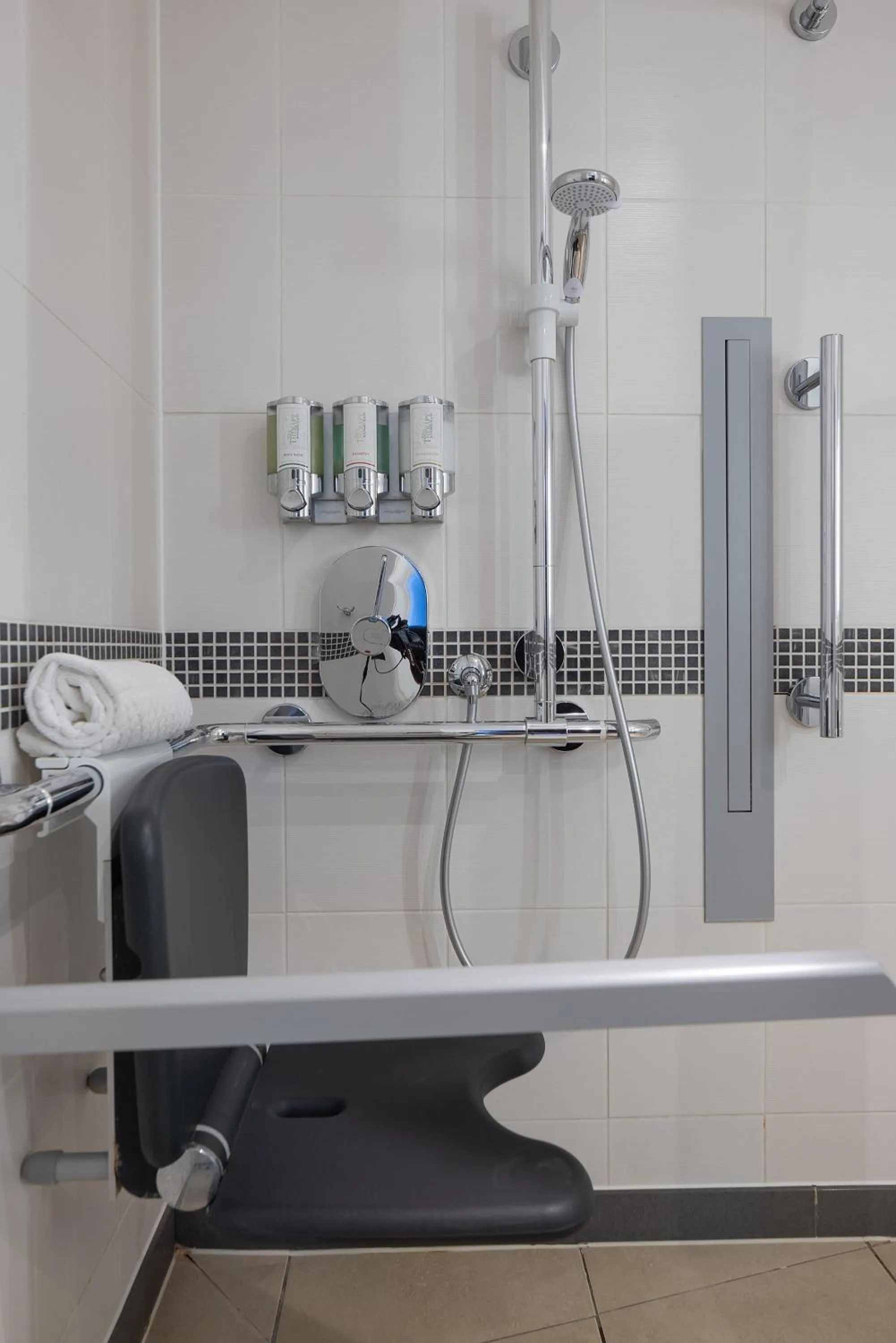 Shower in Hampton by Hilton London Waterloo