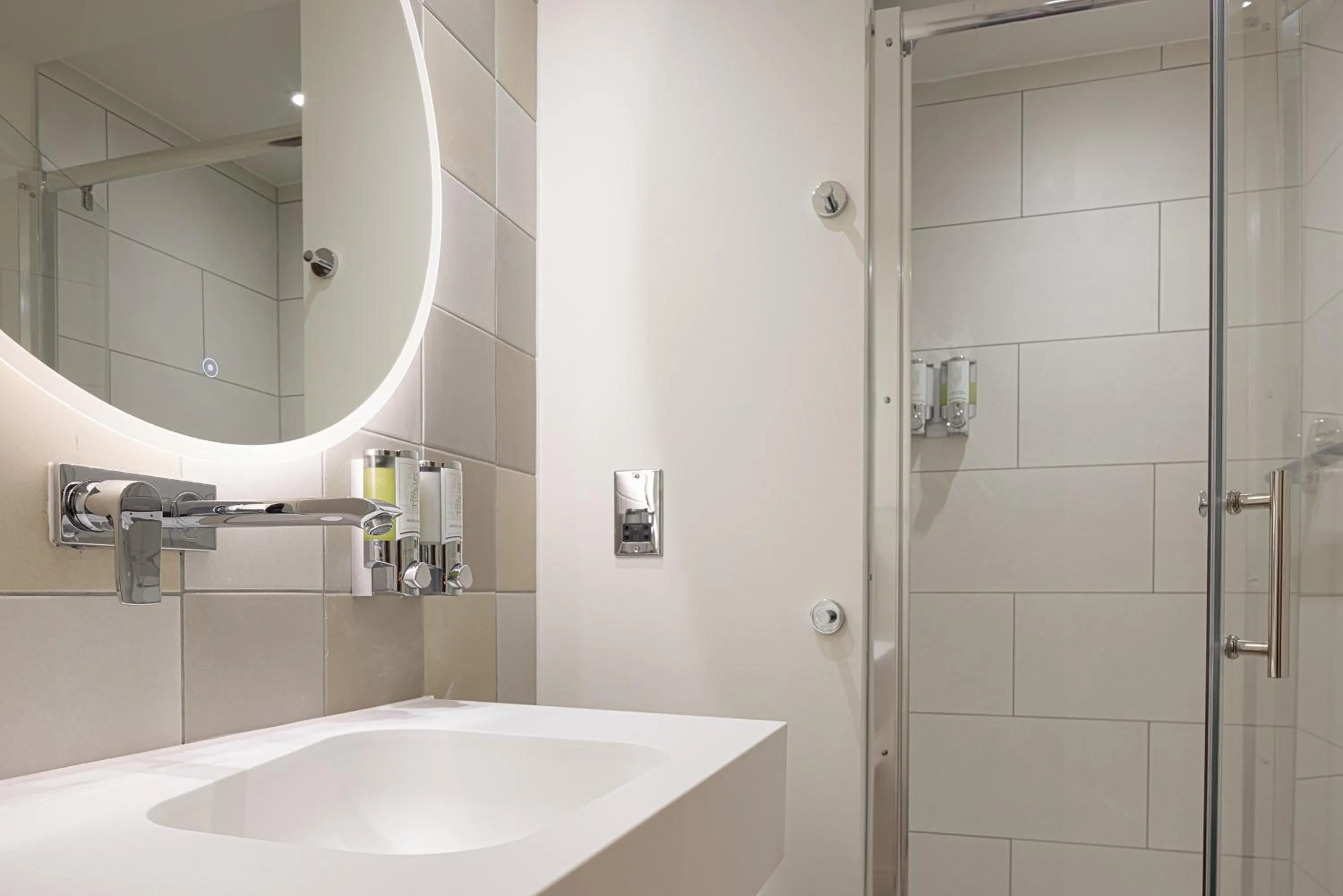 Shower in Hampton by Hilton London Waterloo
