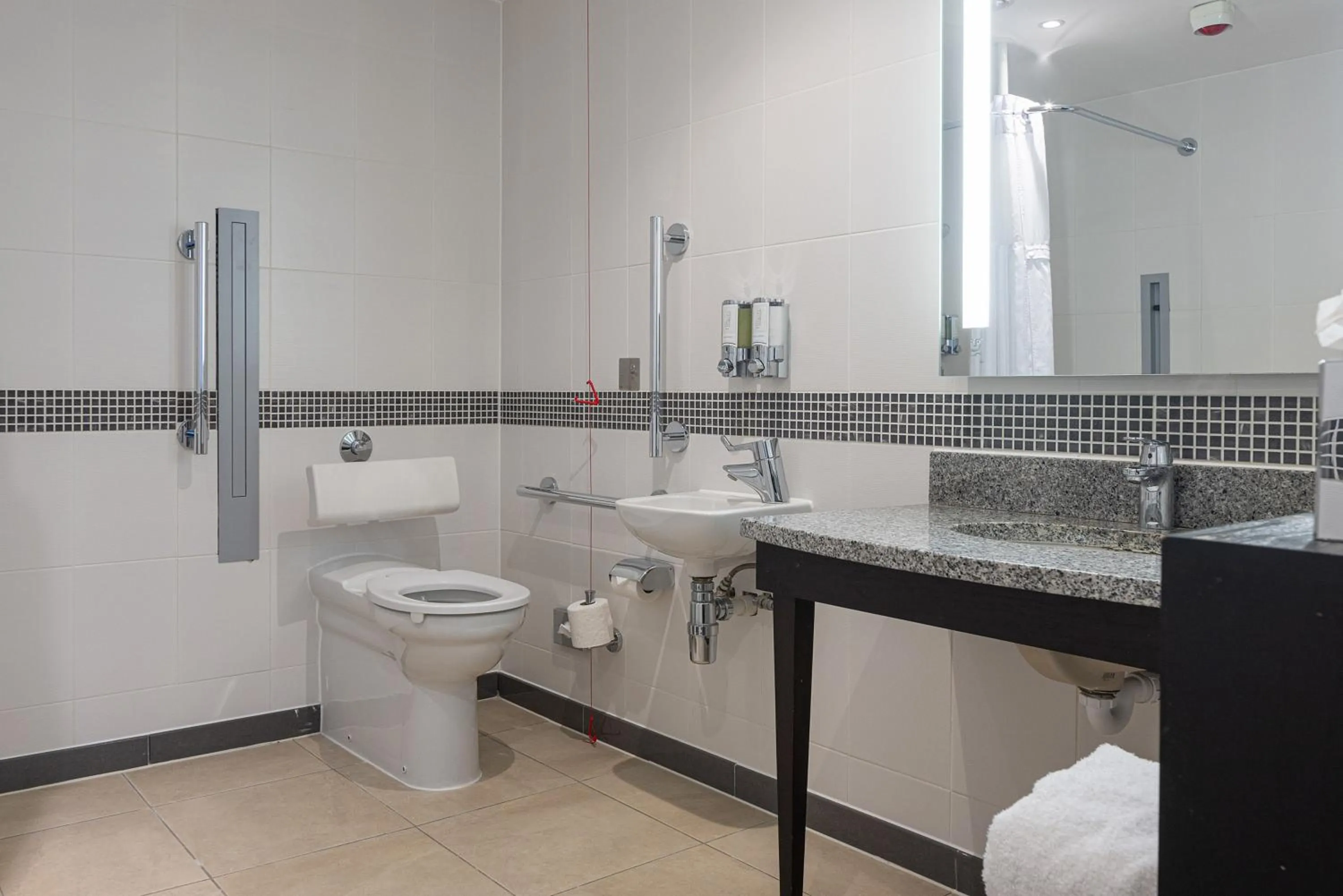 Shower in Hampton by Hilton London Waterloo
