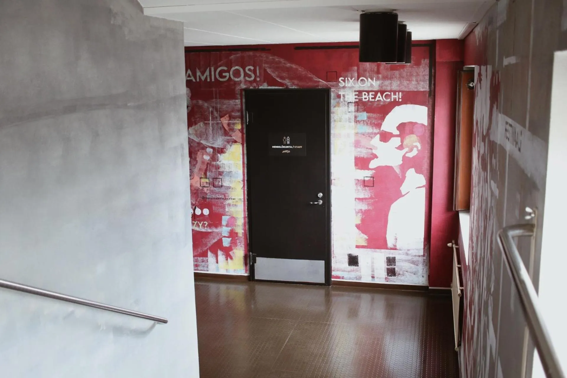 Communal lounge/ TV room in Hotelli Jämsä