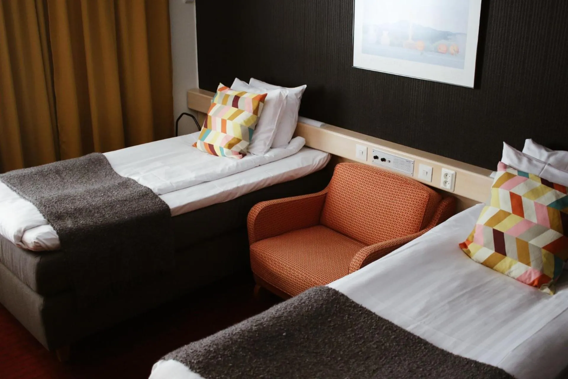 Bedroom, Bed in Hotelli Jämsä