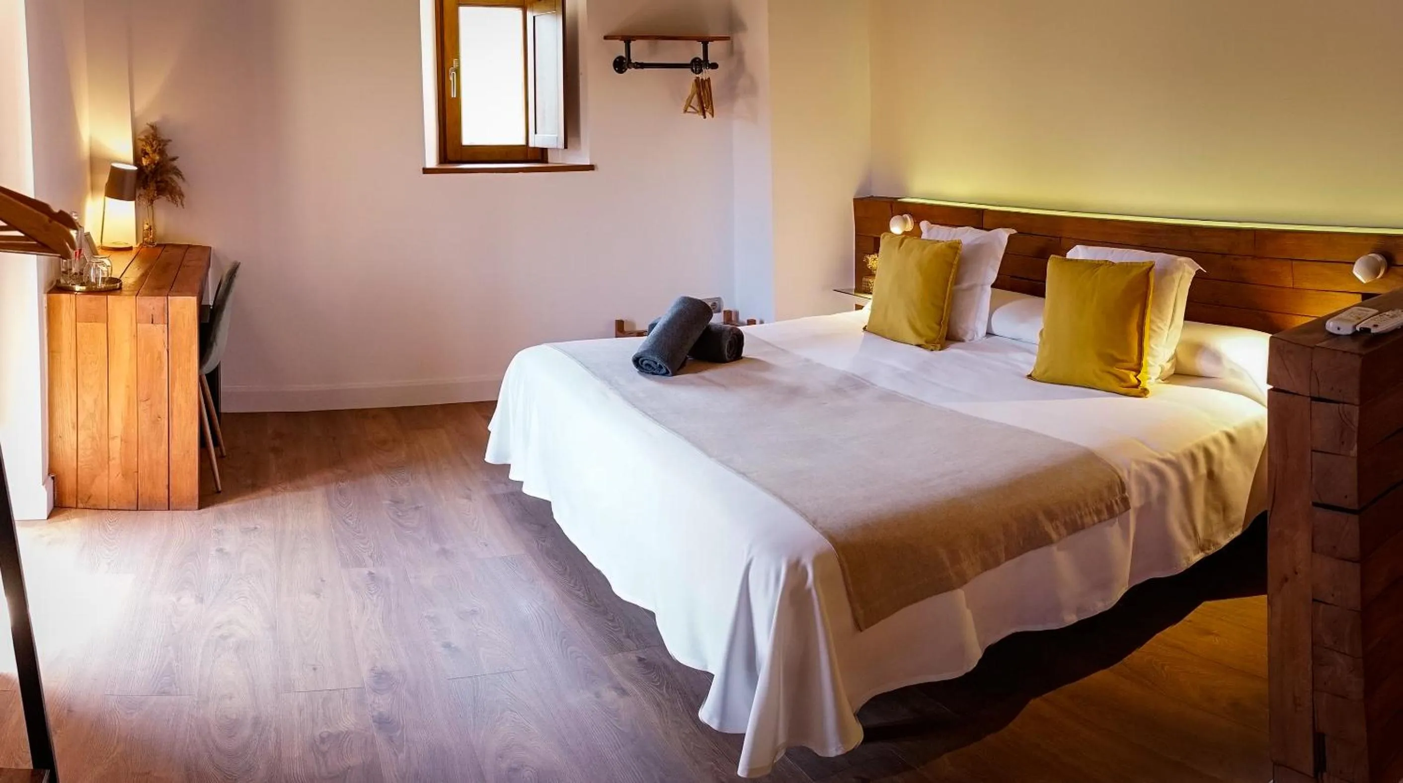 Bed in Hotel Mas Mariassa